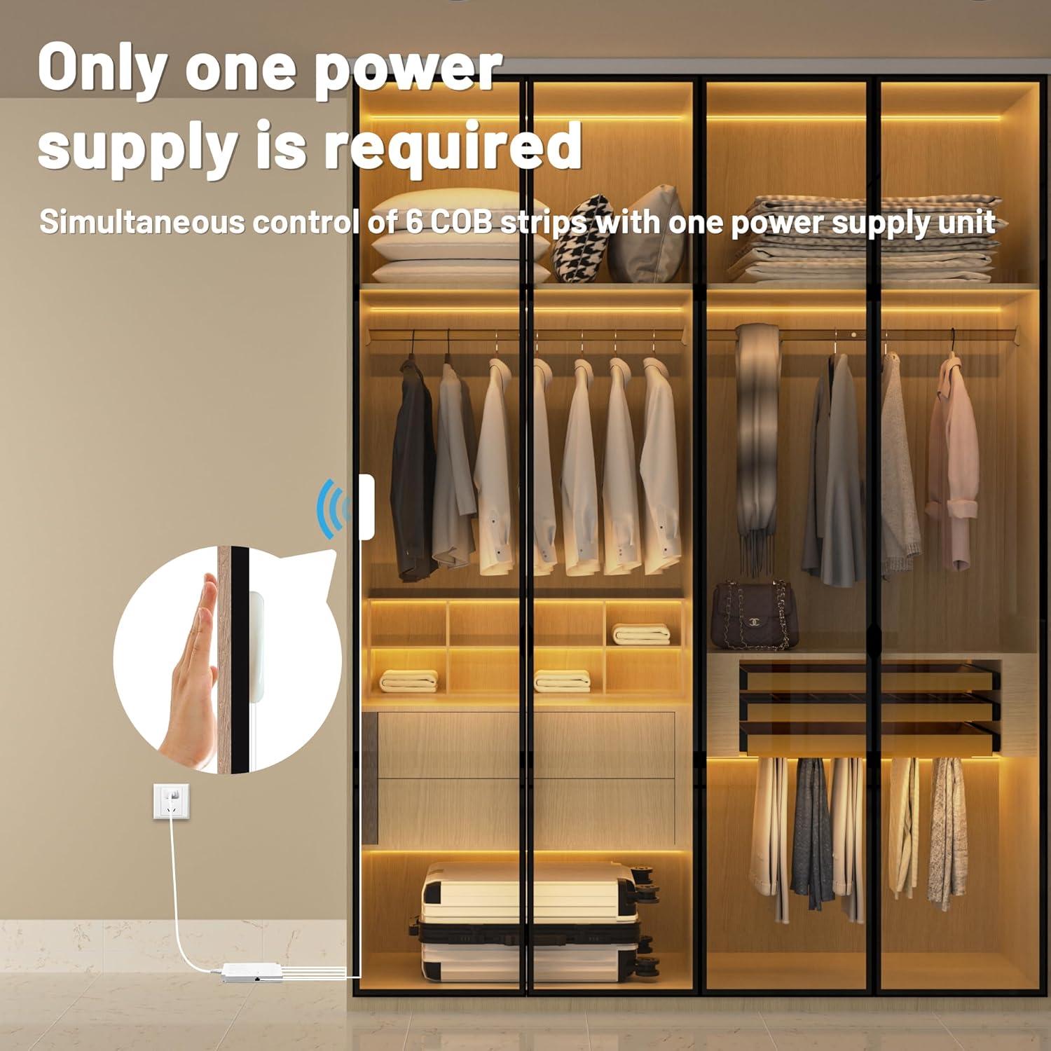 Tira LED COB Flexible 1.00m Li - 6 Rollos 3000K Regulable