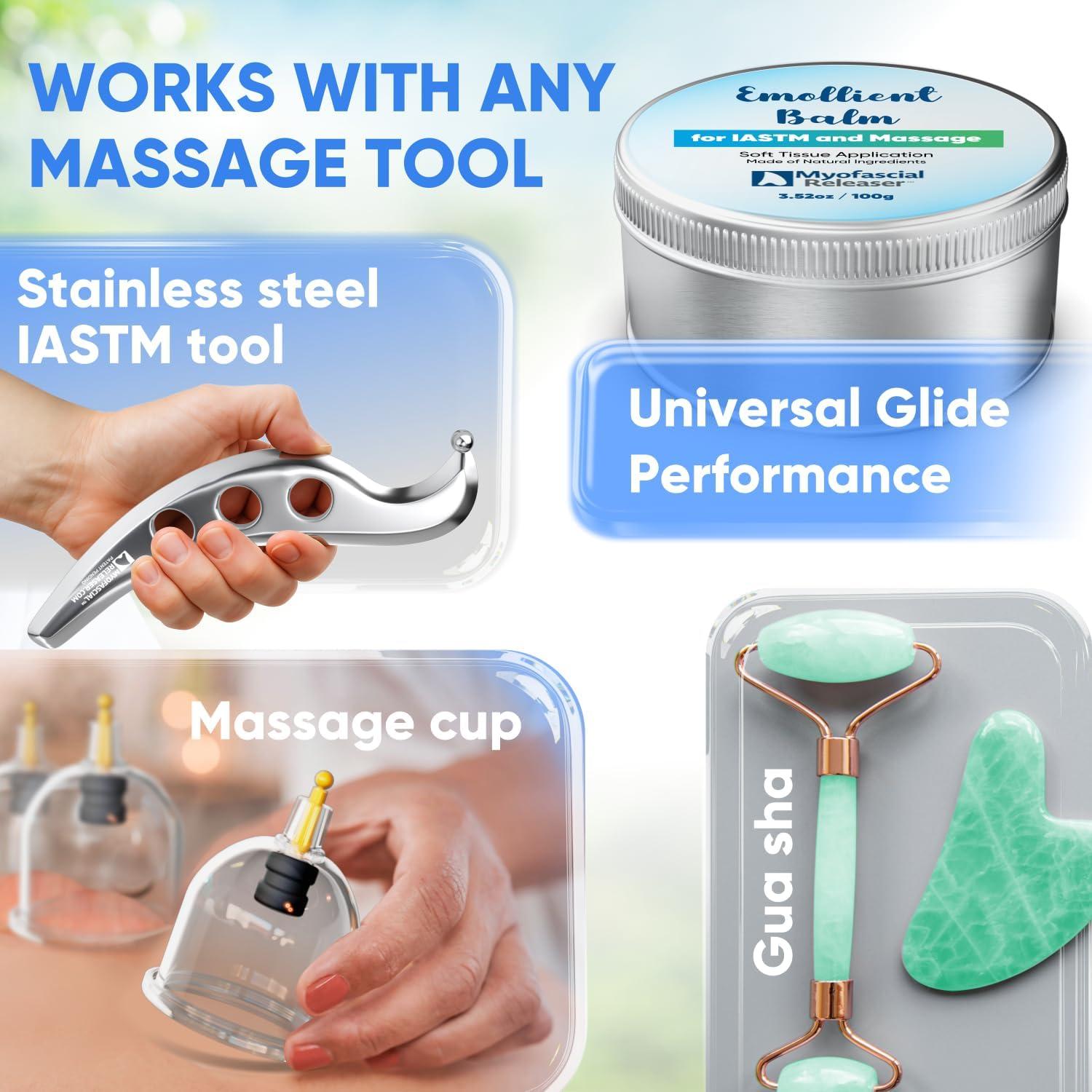 Bálsamo Emoliente para Masaje Liberador Miofascial 100g