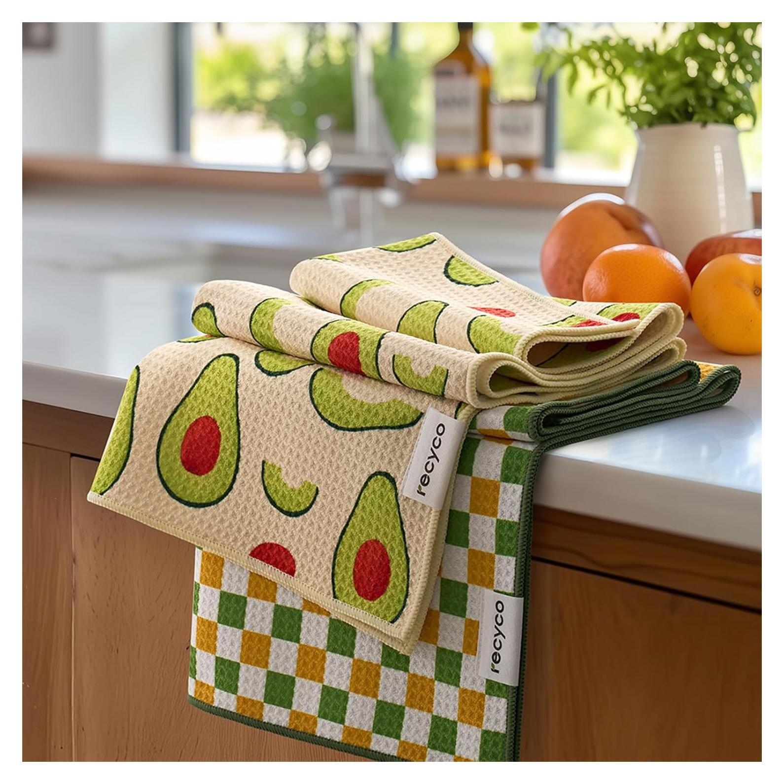 Juego de Toallas de Cocina Waffle RECYCO 2 Unidades 40.6x71.1cm