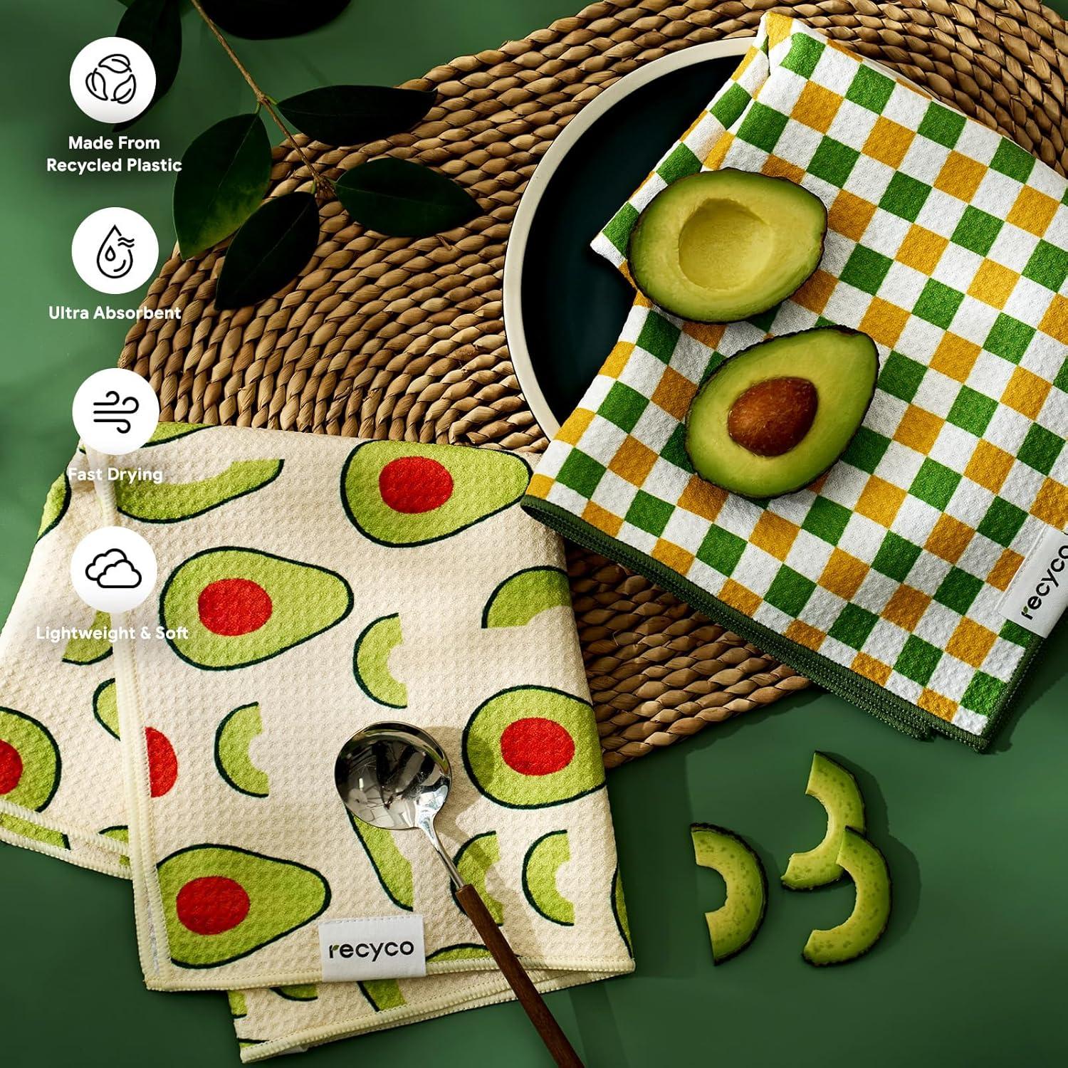 Juego de Toallas de Cocina Waffle RECYCO 2 Unidades 40.6x71.1cm