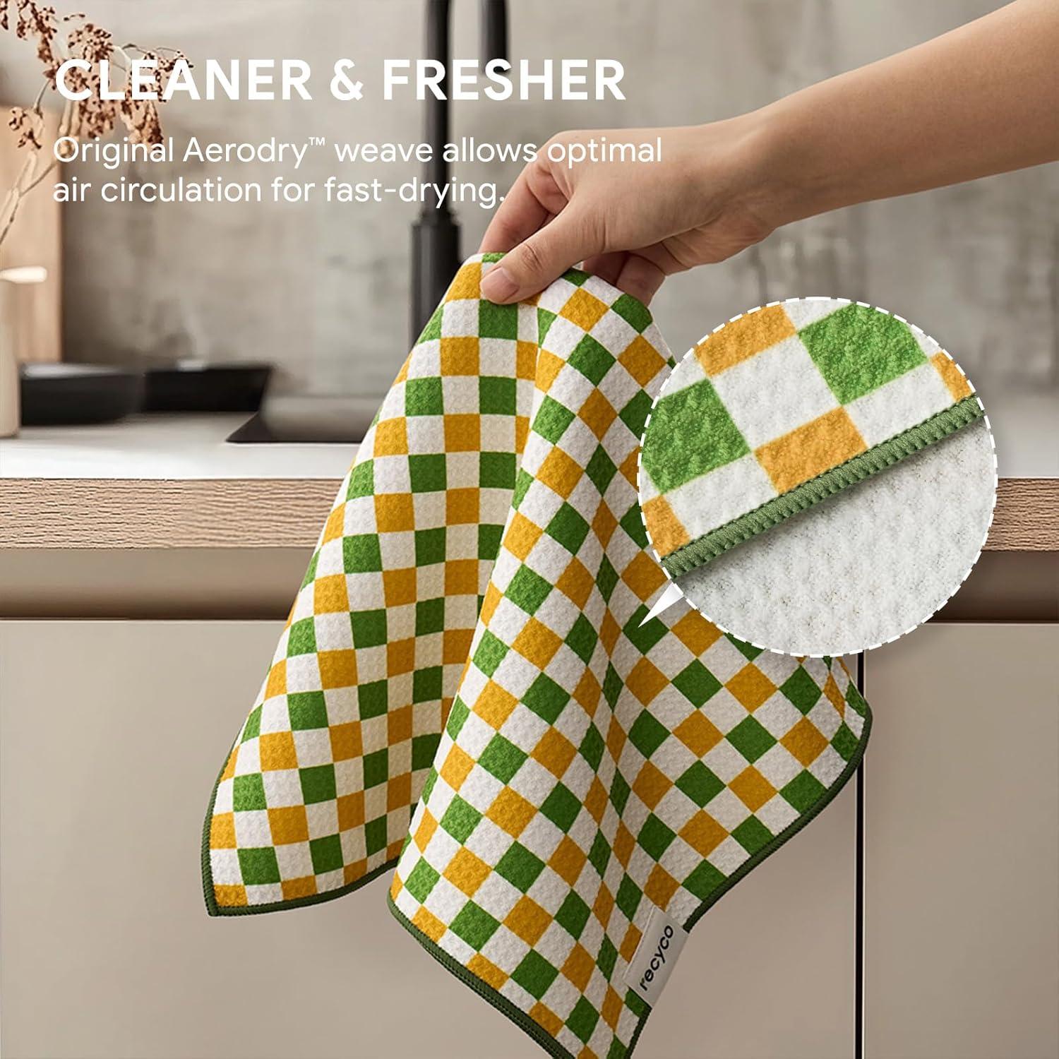 Juego de Toallas de Cocina Waffle RECYCO 2 Unidades 40.6x71.1cm