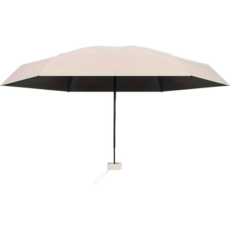 Mini Paraguas de Viaje Mustarpicking UPF50+ Compacto Negro