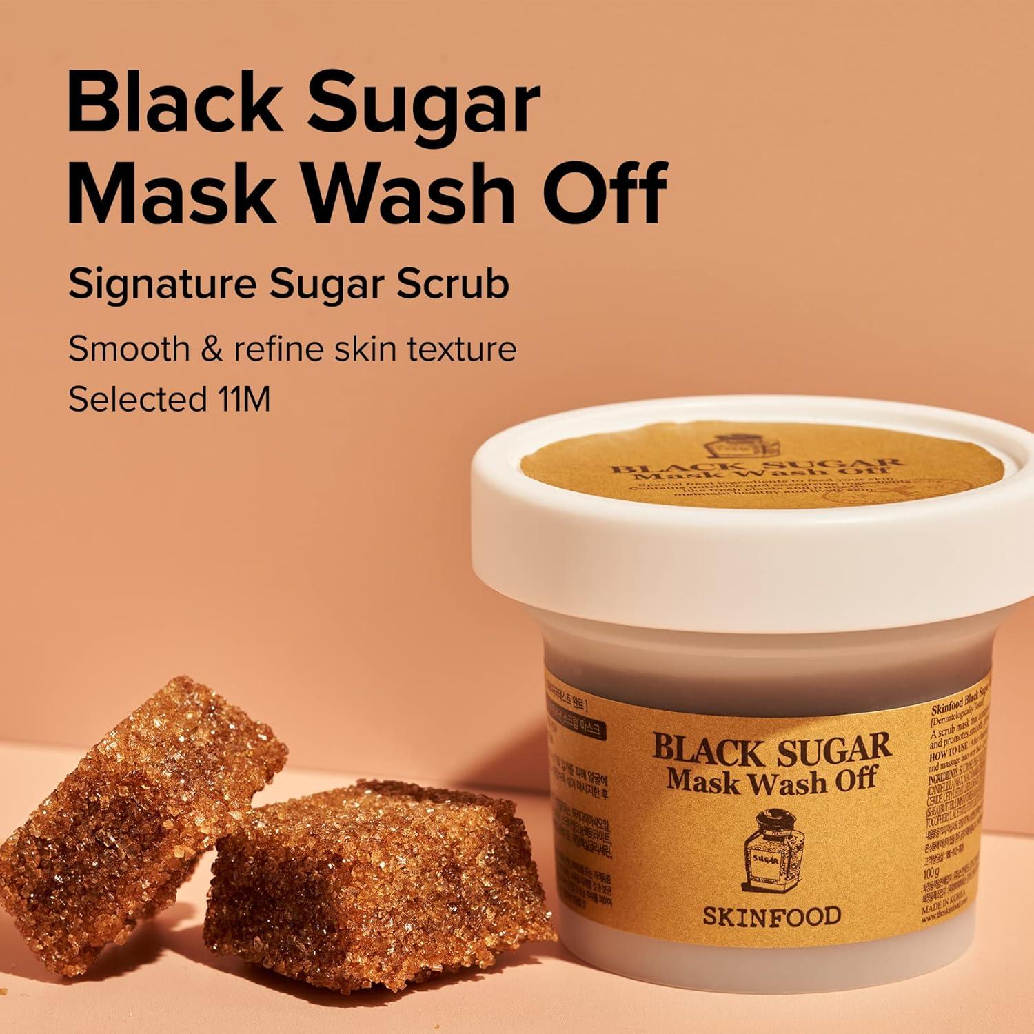 Mascarilla Exfoliante de Azúcar Negro Skinfood 100g