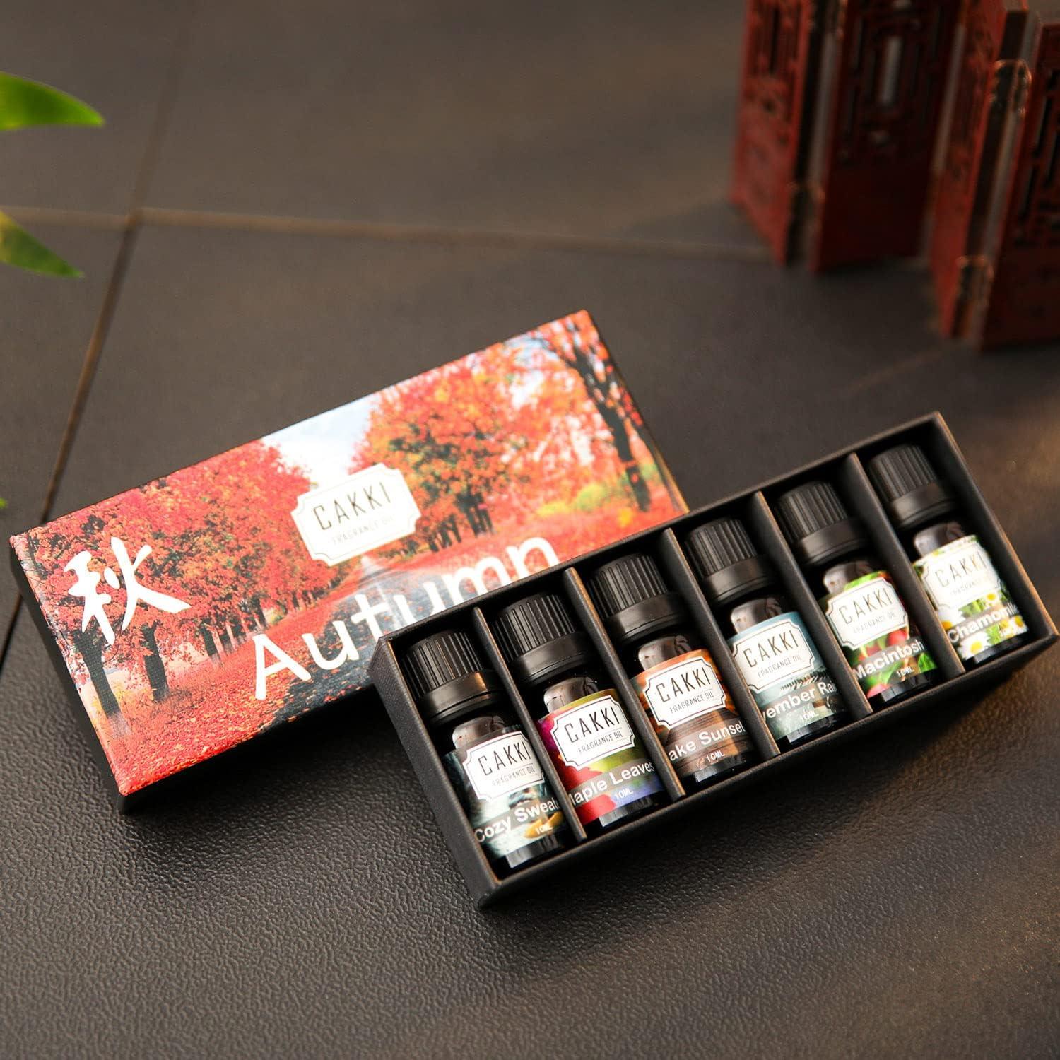 Set de Aceites Esenciales Otoño CAKKI 6x10ml para Difusores
