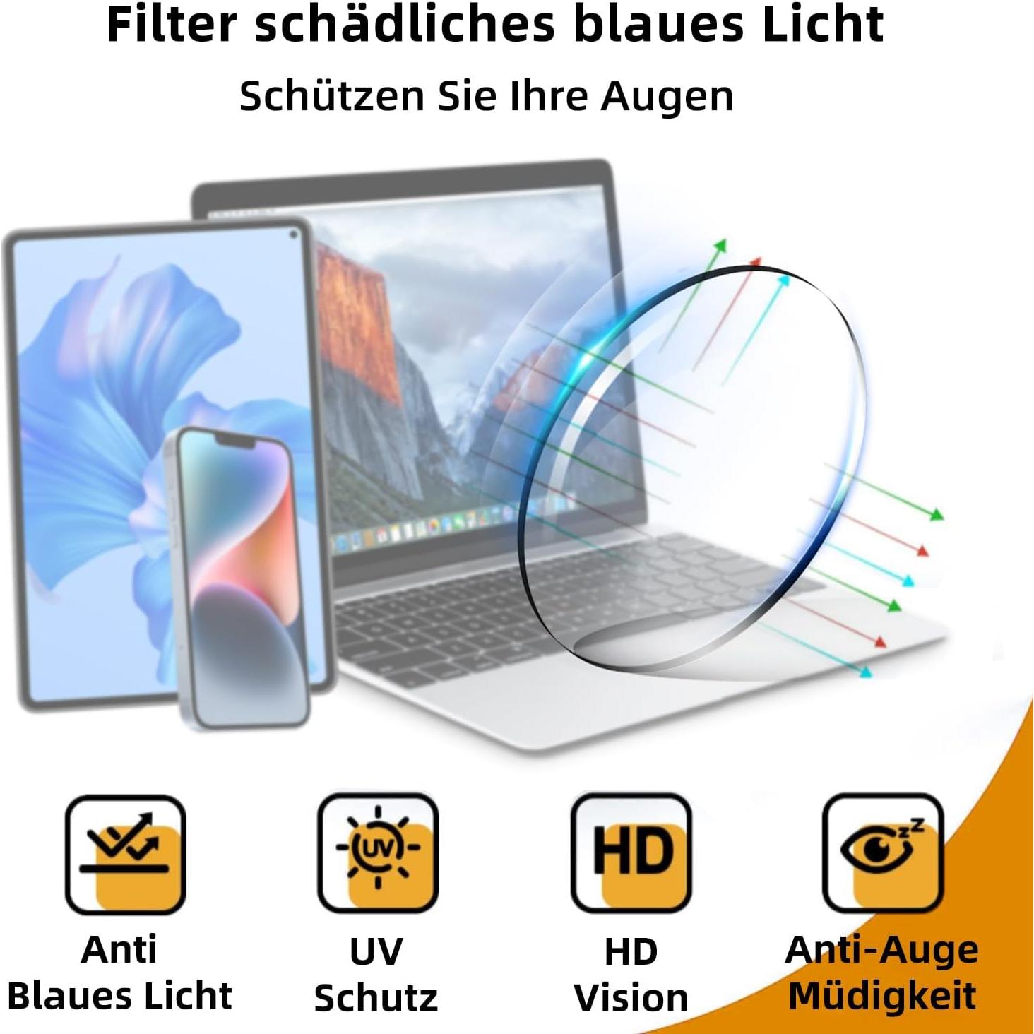 Gafas bloqueadoras de luz azul KUKU VISION para mujeres