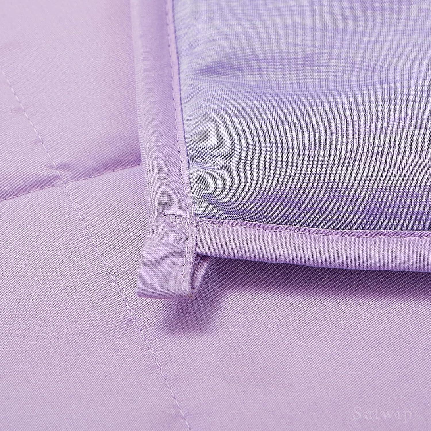 Manta con peso Satwip Morada 121x183 cm 4.5 kg Transpirable