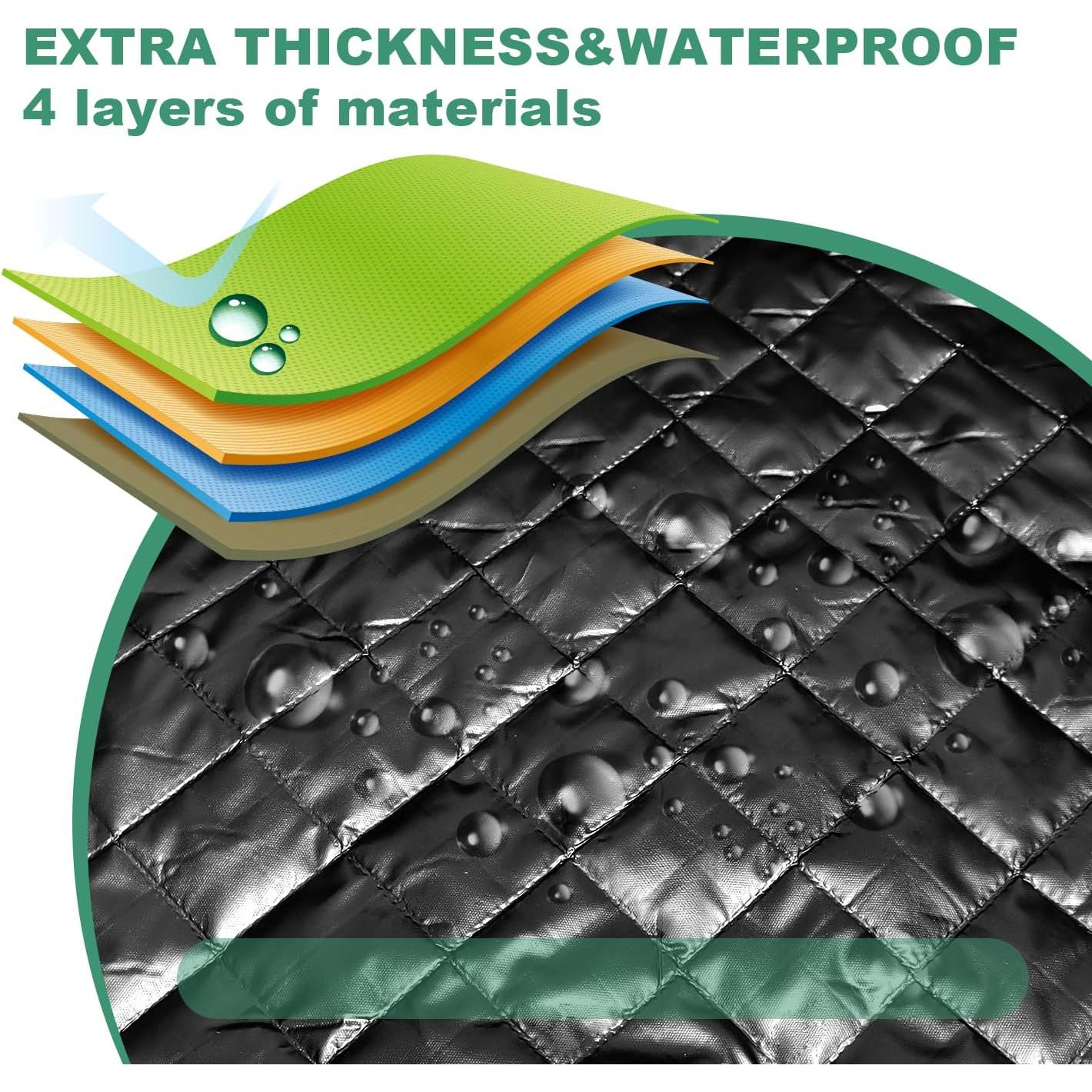 Cubierta de Asiento Frontal Impermeable UPSTONE para Mascotas