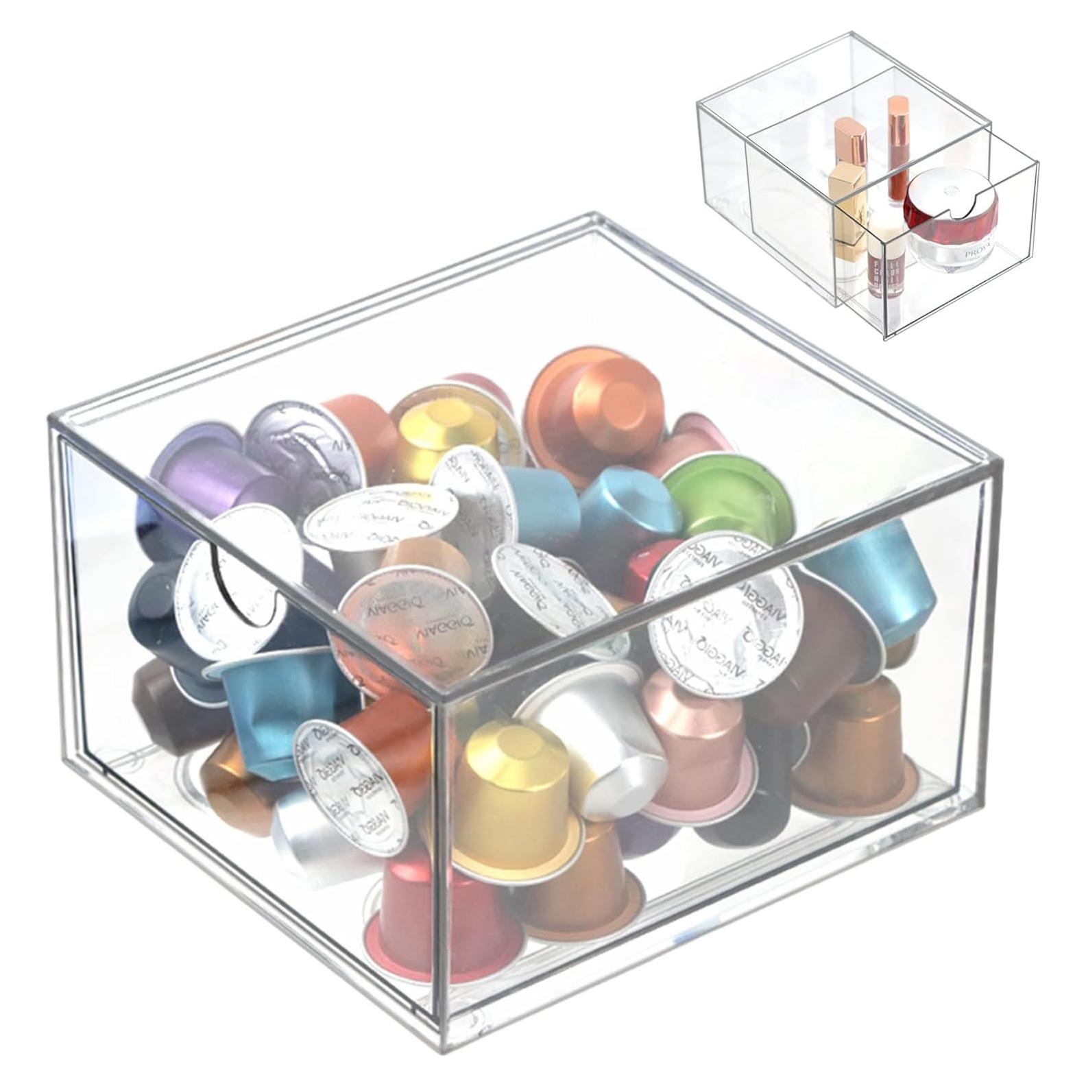 Organizador de Maquillaje Acrílico ZEXALOR 10 Cajones 16.5 cm