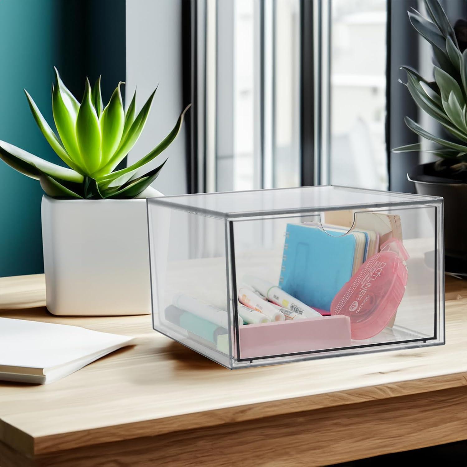 Organizador de Maquillaje Acrílico ZEXALOR 10 Cajones 16.5 cm