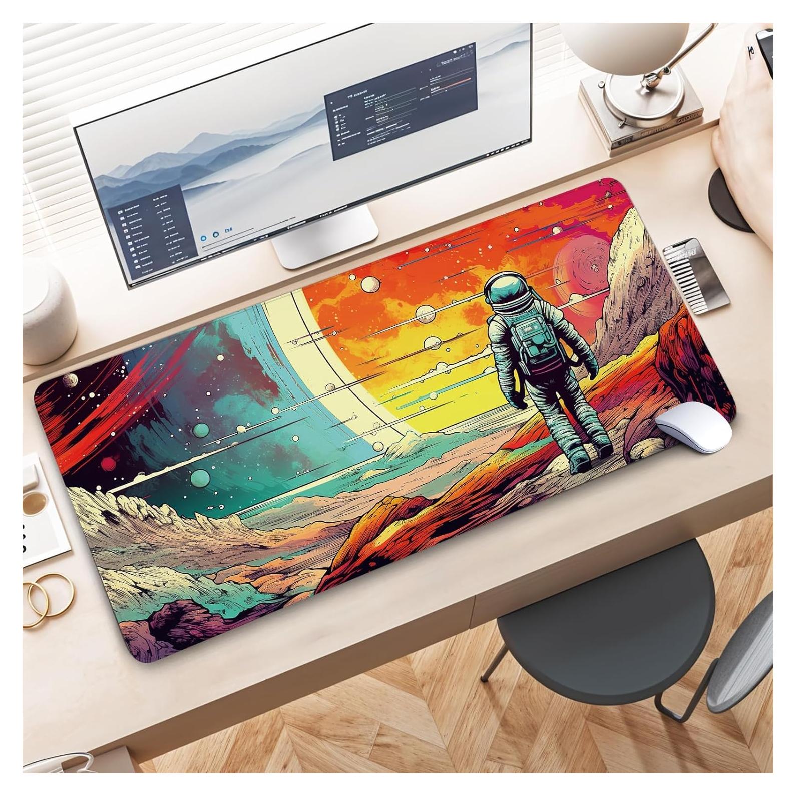 Alfombrilla de Ratón Grande DONBEIDIU Astronauta 80x30 cm