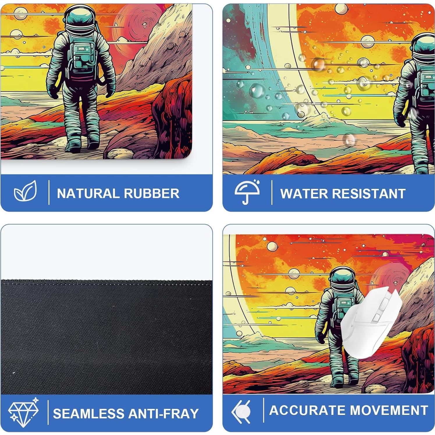 Alfombrilla de Ratón Grande DONBEIDIU Astronauta 80x30 cm