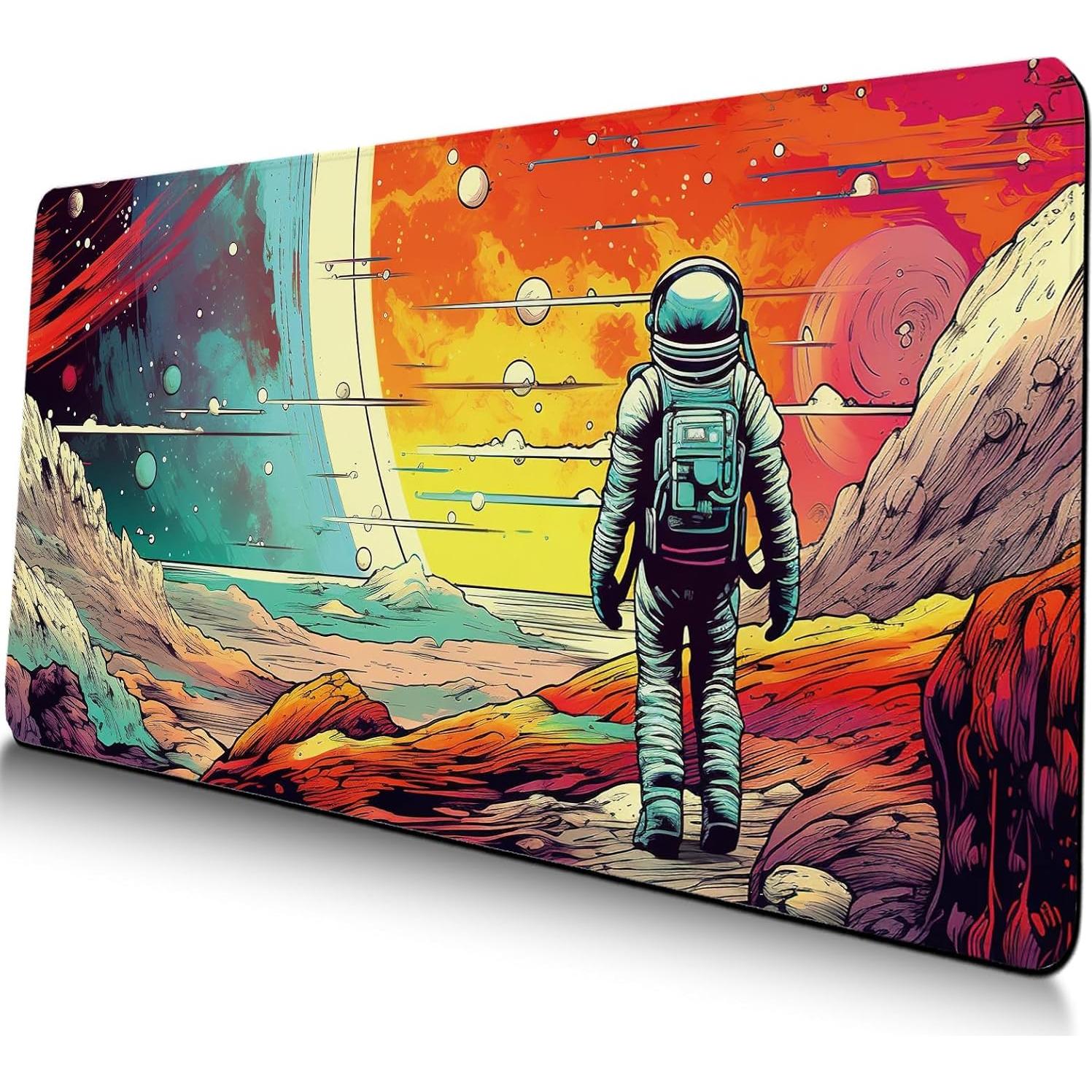 Alfombrilla de Ratón Grande DONBEIDIU Astronauta 80x30 cm