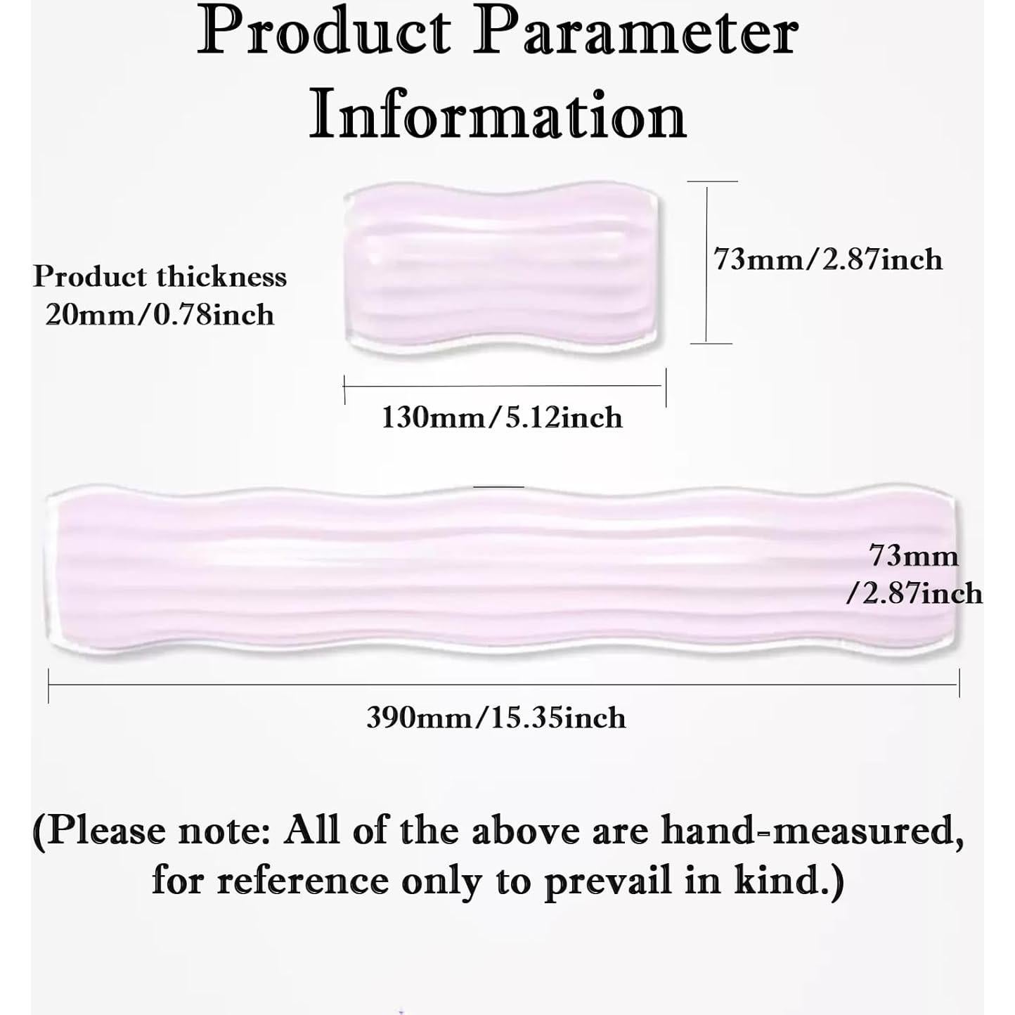 Reposamuñecas ergonómico de gel ZYooooooY azul para teclado y ratón