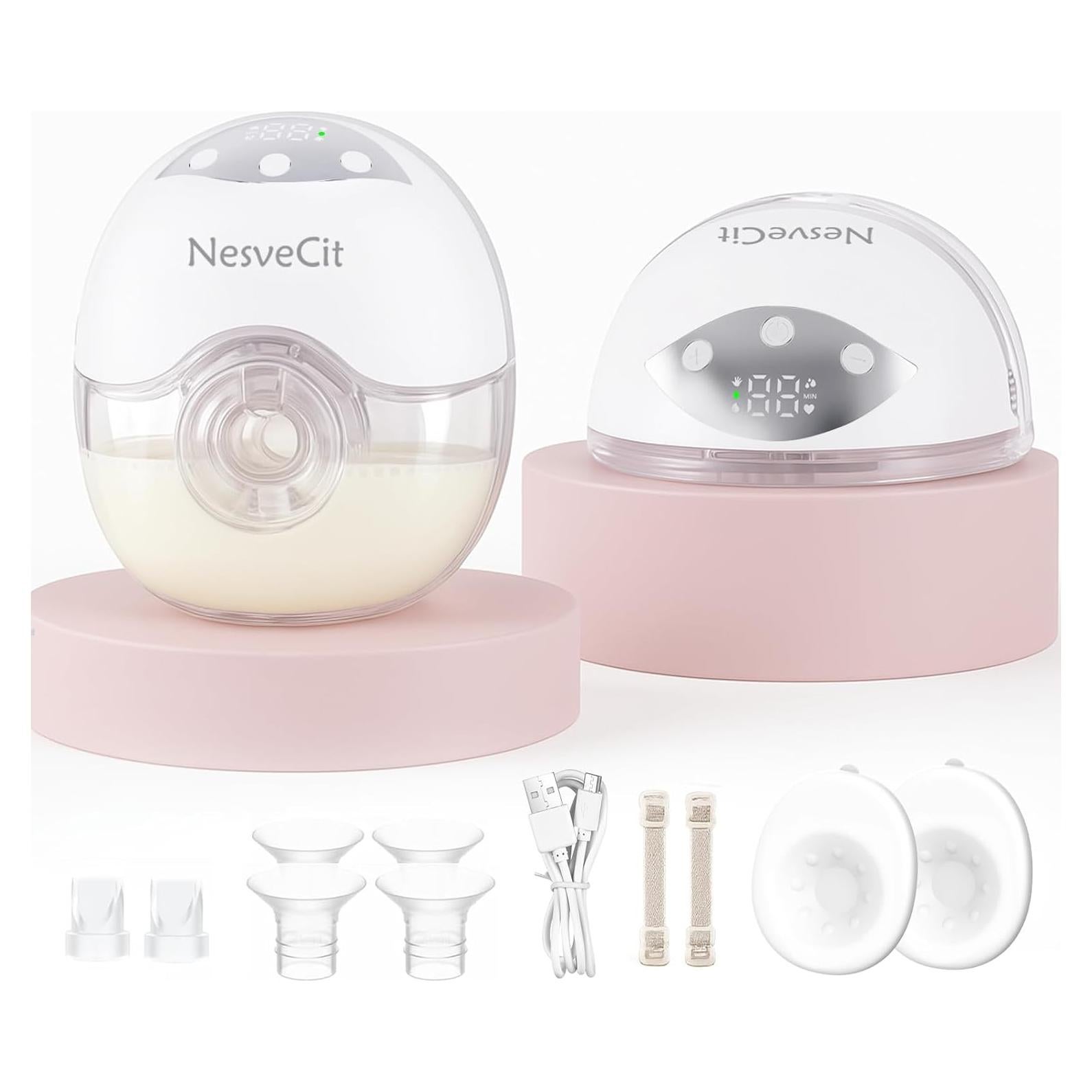 Extractor de Leche Eléctrico NesveCit Manos Libres 210ml