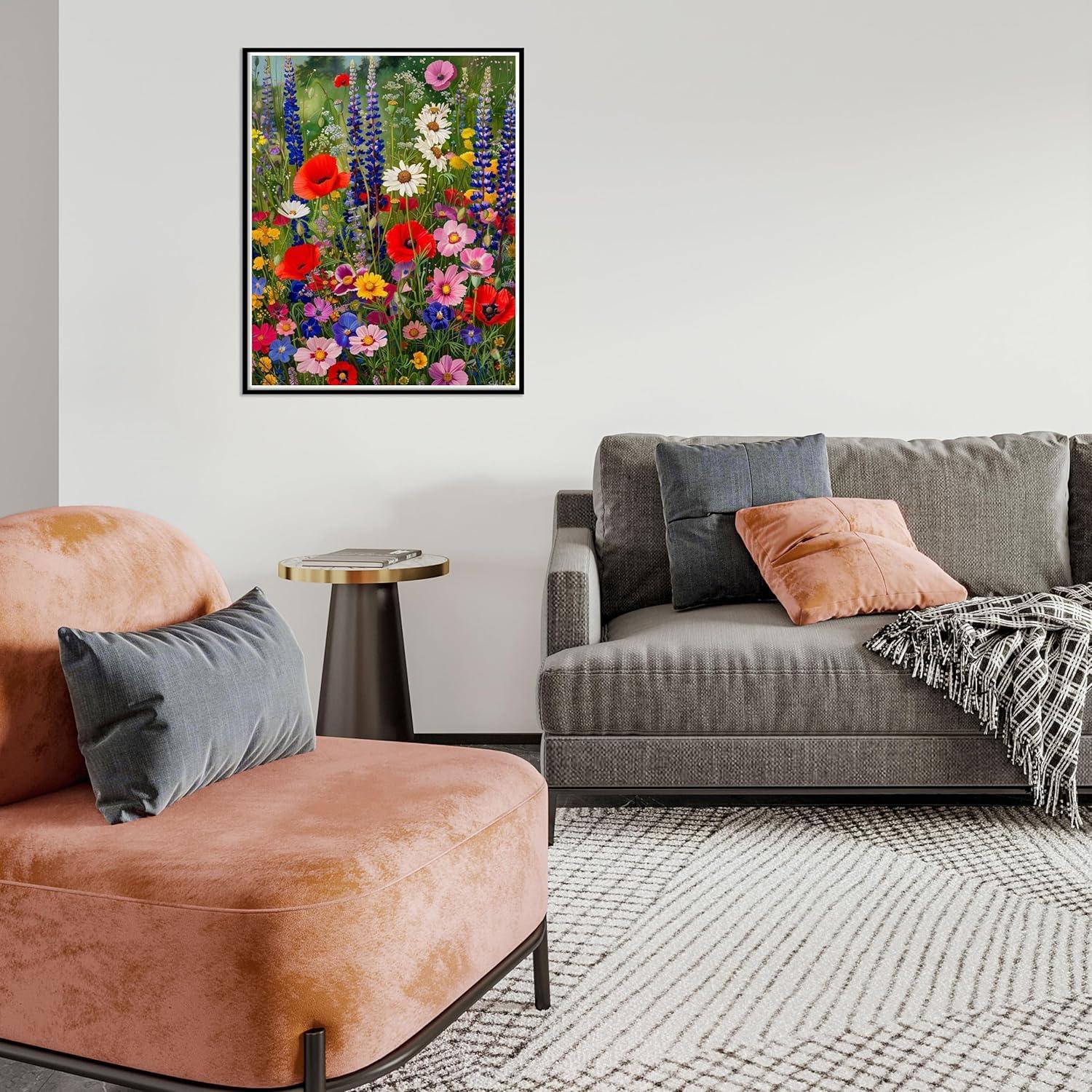 Pintura por Números Ycydilirab Flores 40.64x50.8cm Adultos