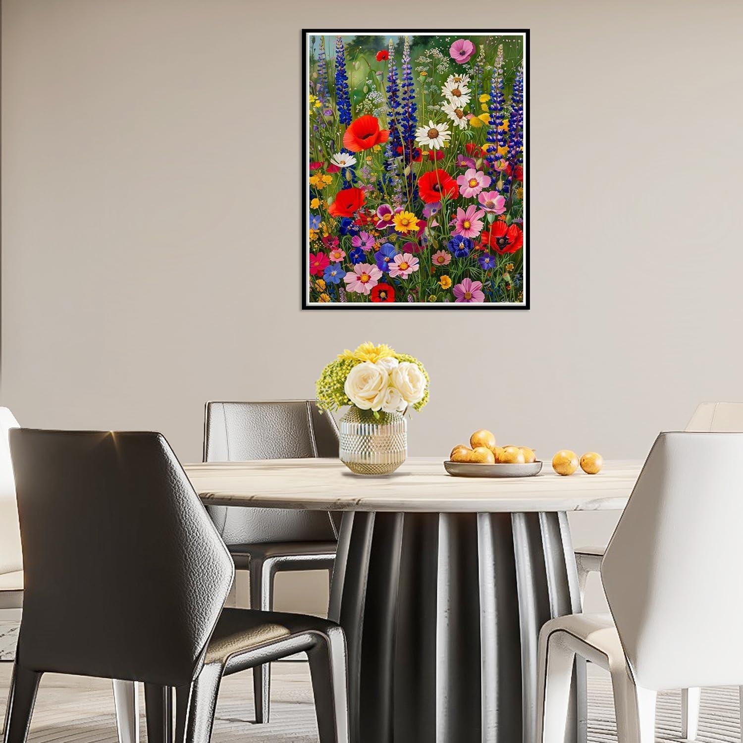 Pintura por Números Ycydilirab Flores 40.64x50.8cm Adultos