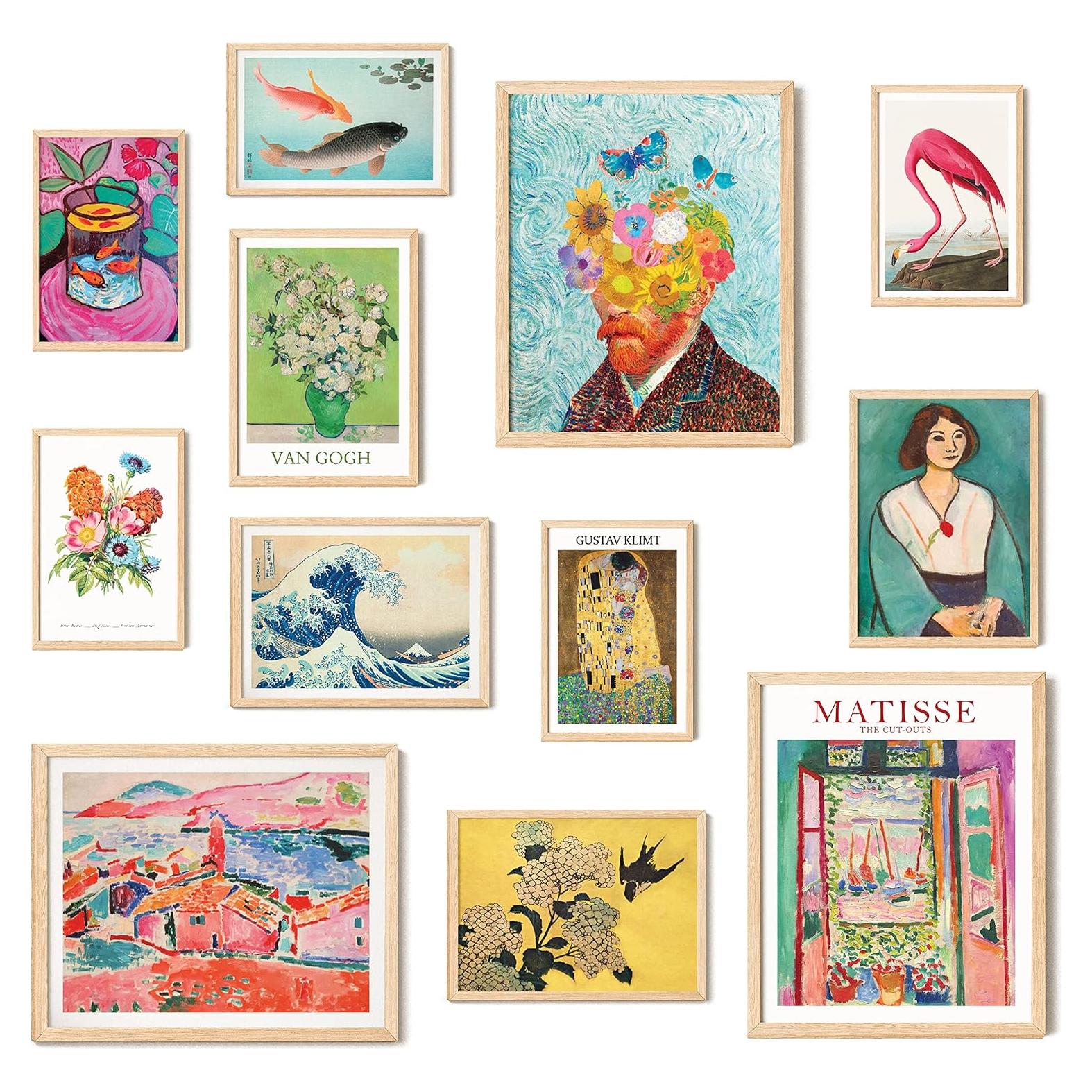 Pósters de Arte Ecléctico 97 Decor - Impresiones para Pared 10 Piezas