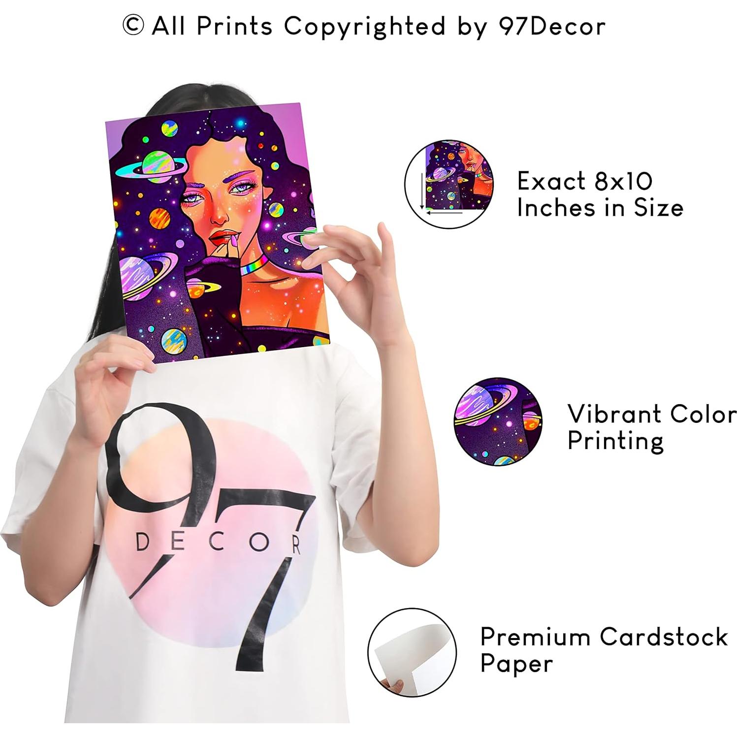 Pósters de Arte Ecléctico 97 Decor - Impresiones para Pared 10 Piezas