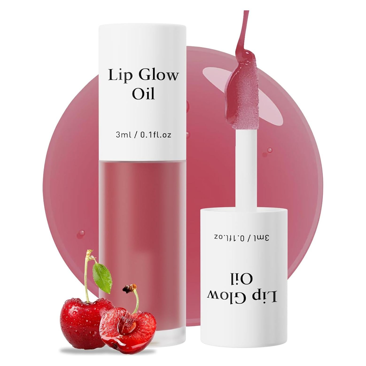 Aceite Brillante Hidratante para Labios Loske - Cereza 32g