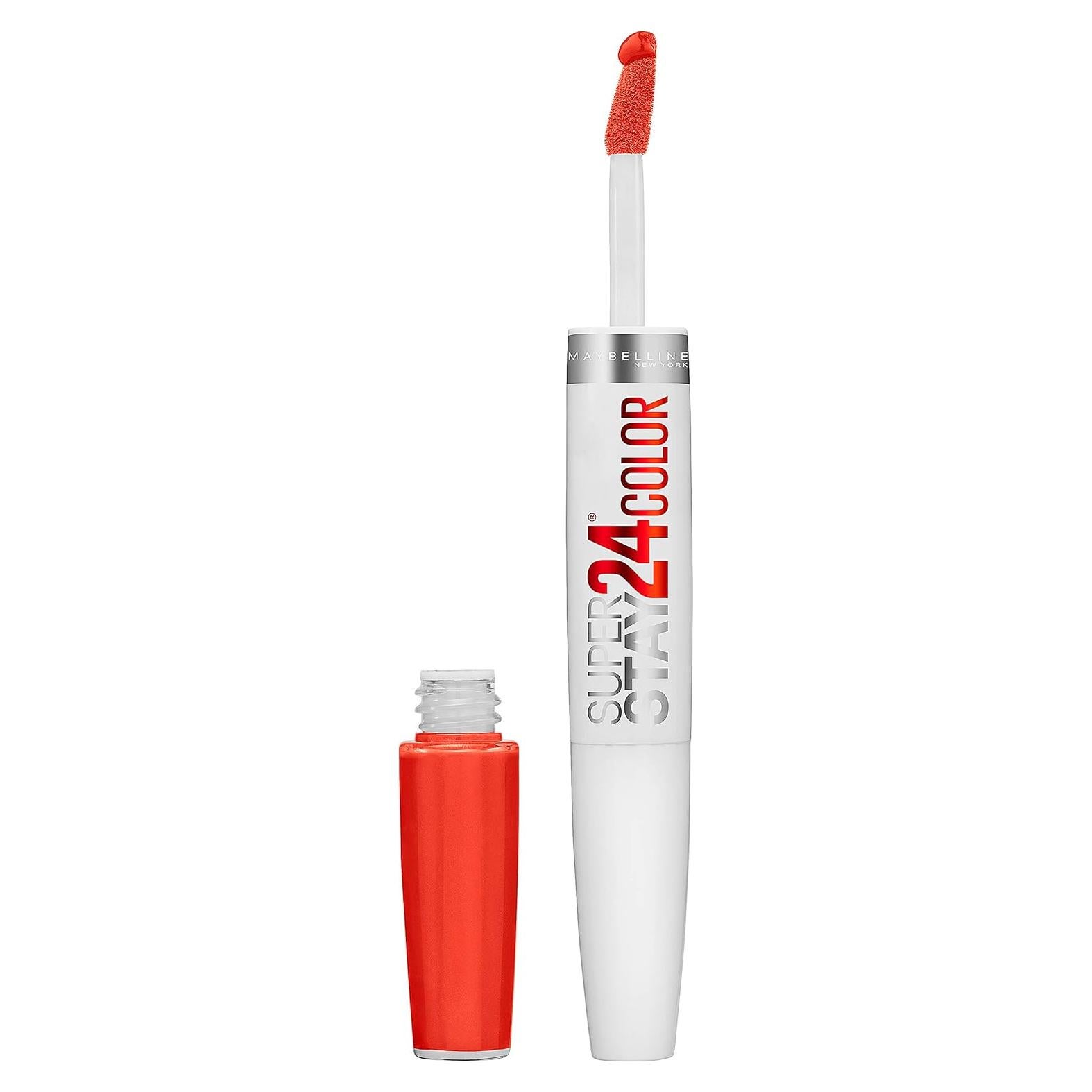 Labial Maybelline Superstay 24 Naranja Sin Parar 1 cuenta