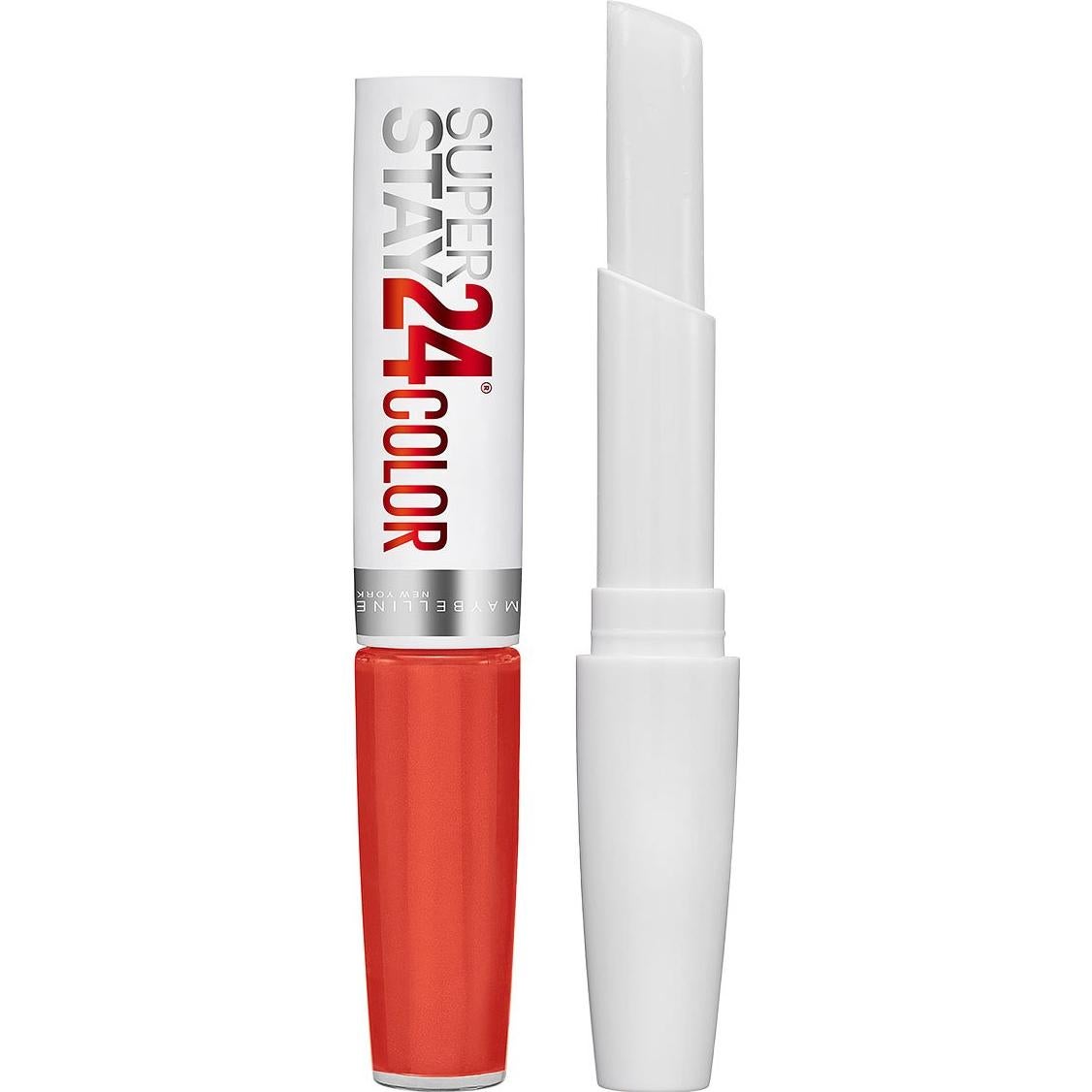 Labial Maybelline Superstay 24 Naranja Sin Parar 1 cuenta