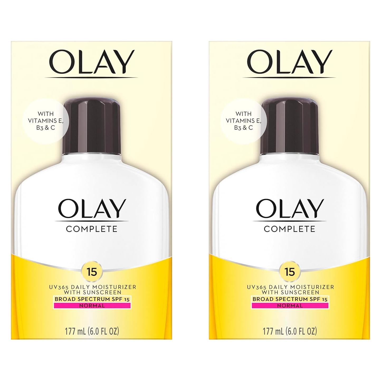 Hidratante Facial Olay Completo SPF 15 170 ml - 2 Paquetes
