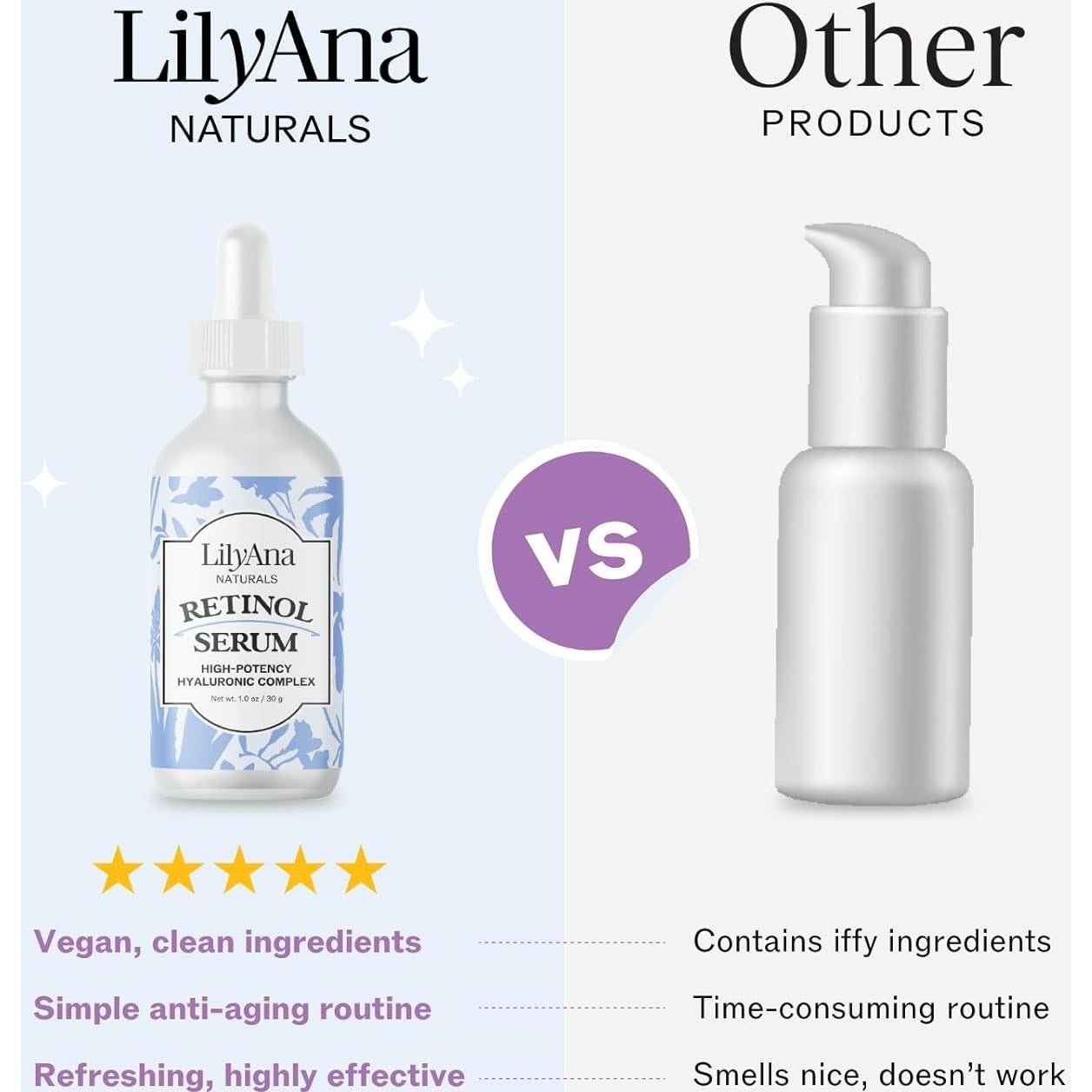 Suero Facial Antienvejecimiento LilyAna Naturals 28.35 g