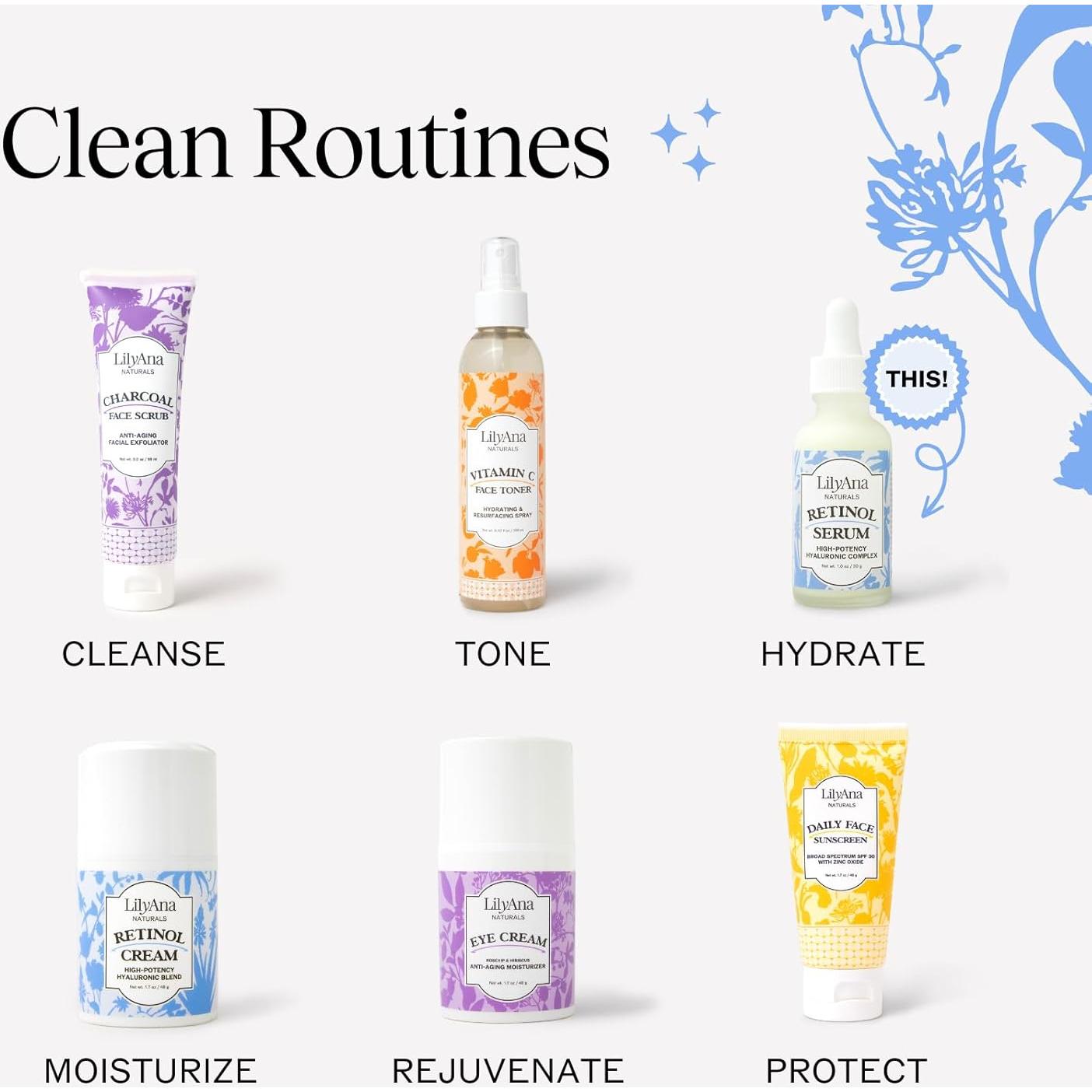 Suero Facial Antienvejecimiento LilyAna Naturals 28.35 g