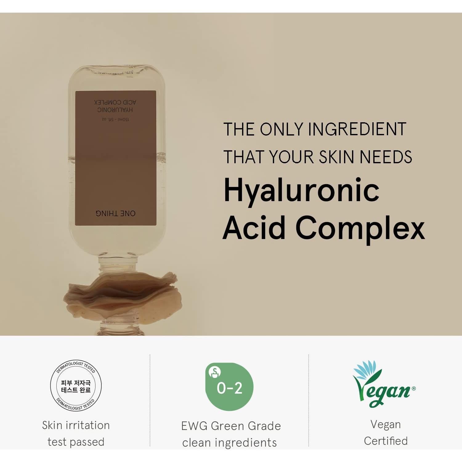 Toner Hidratante Vegano ONE THING 40ml Piel Sensible