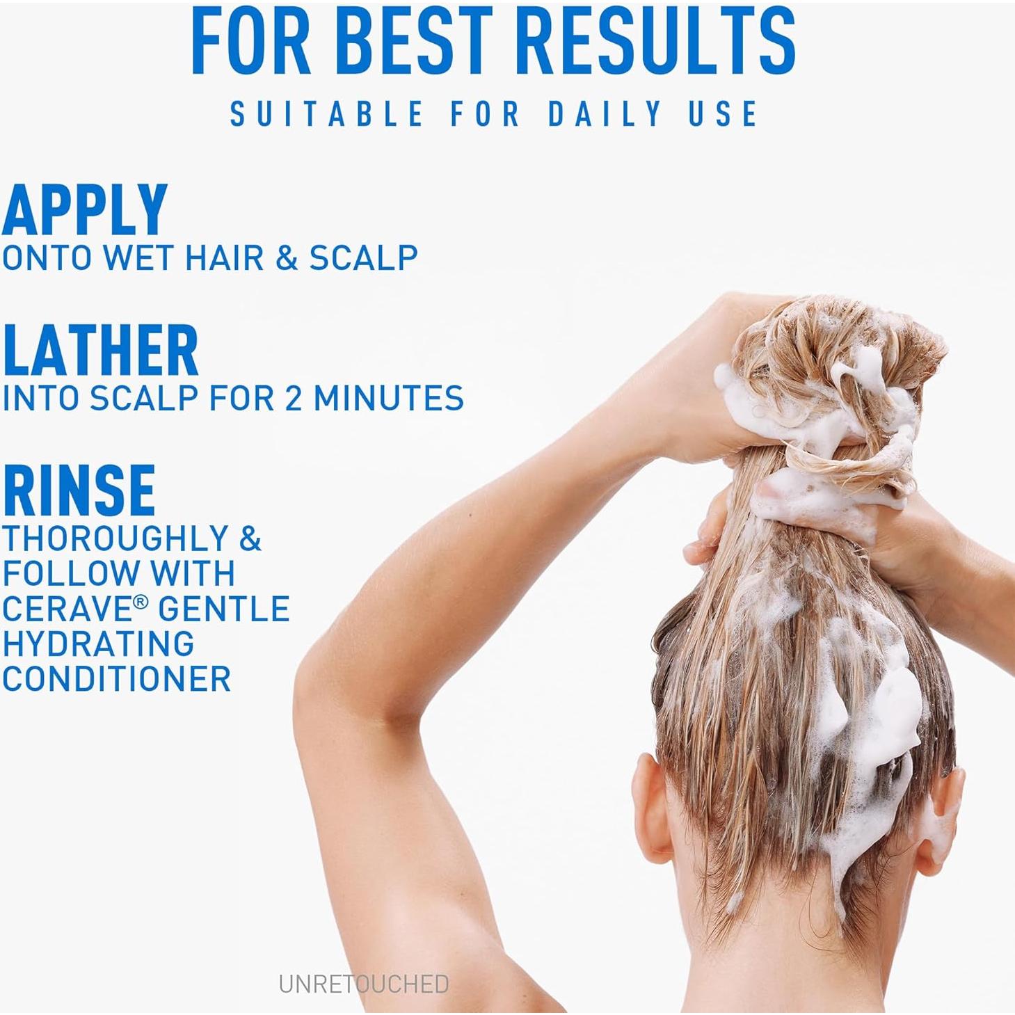 Champú Hidratante Suave CeraVe 354 ml Sin Sulfatos