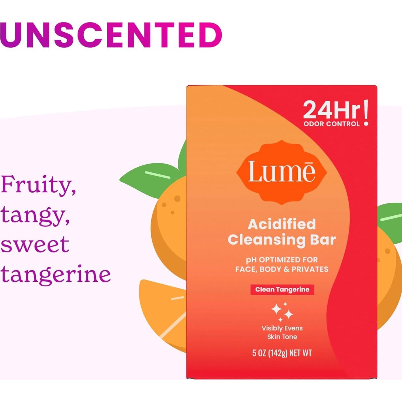 Barra de Limpieza Corporal Lume - Control de Olores 24h - 150g