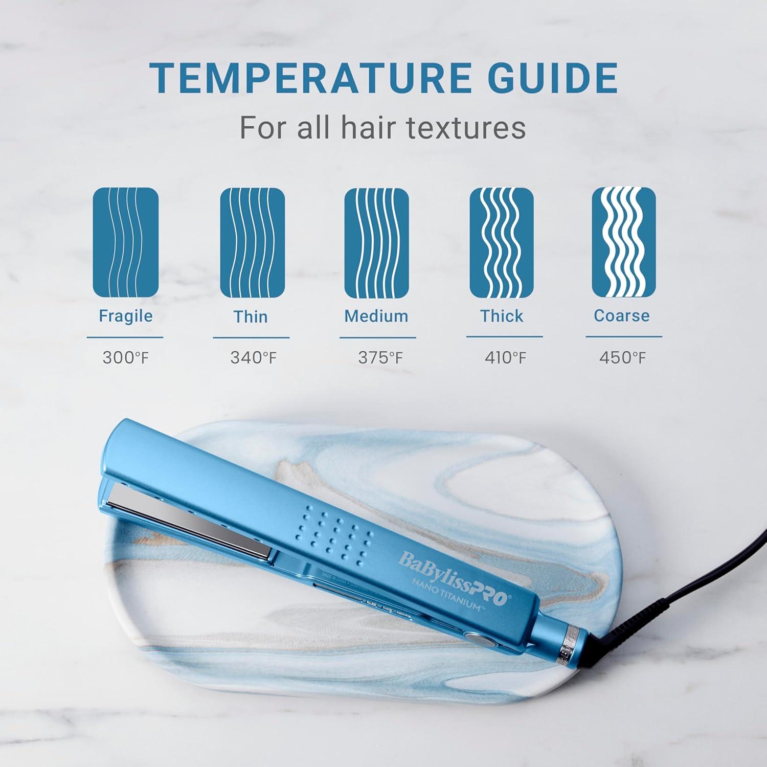 Plancha Digital Iónica BaBylissPRO 3.18 cm Alisador de Cabello