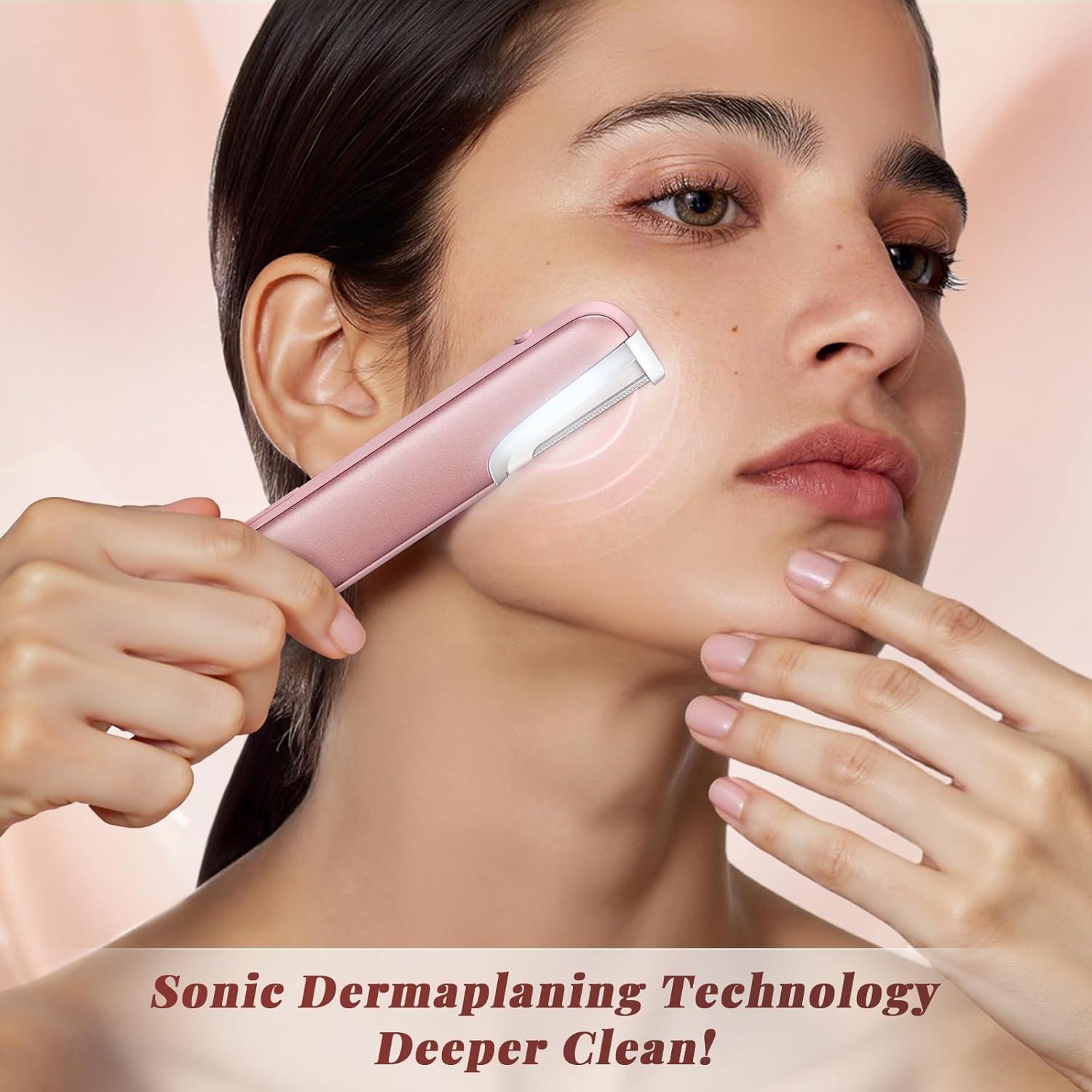 Herramienta de Dermaplaning Galtxen Rosa - Exfoliación Facial