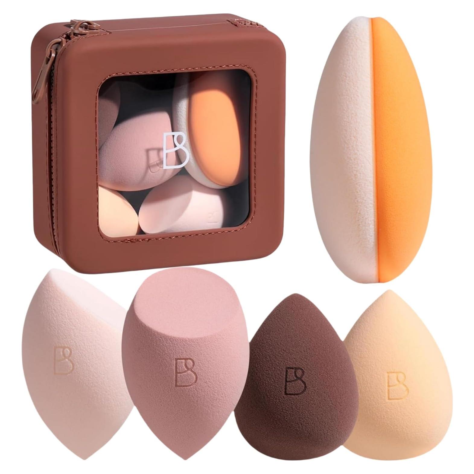 Set de Esponjas de Maquillaje BS-MALL V3.0 con Bolsa Impermeable