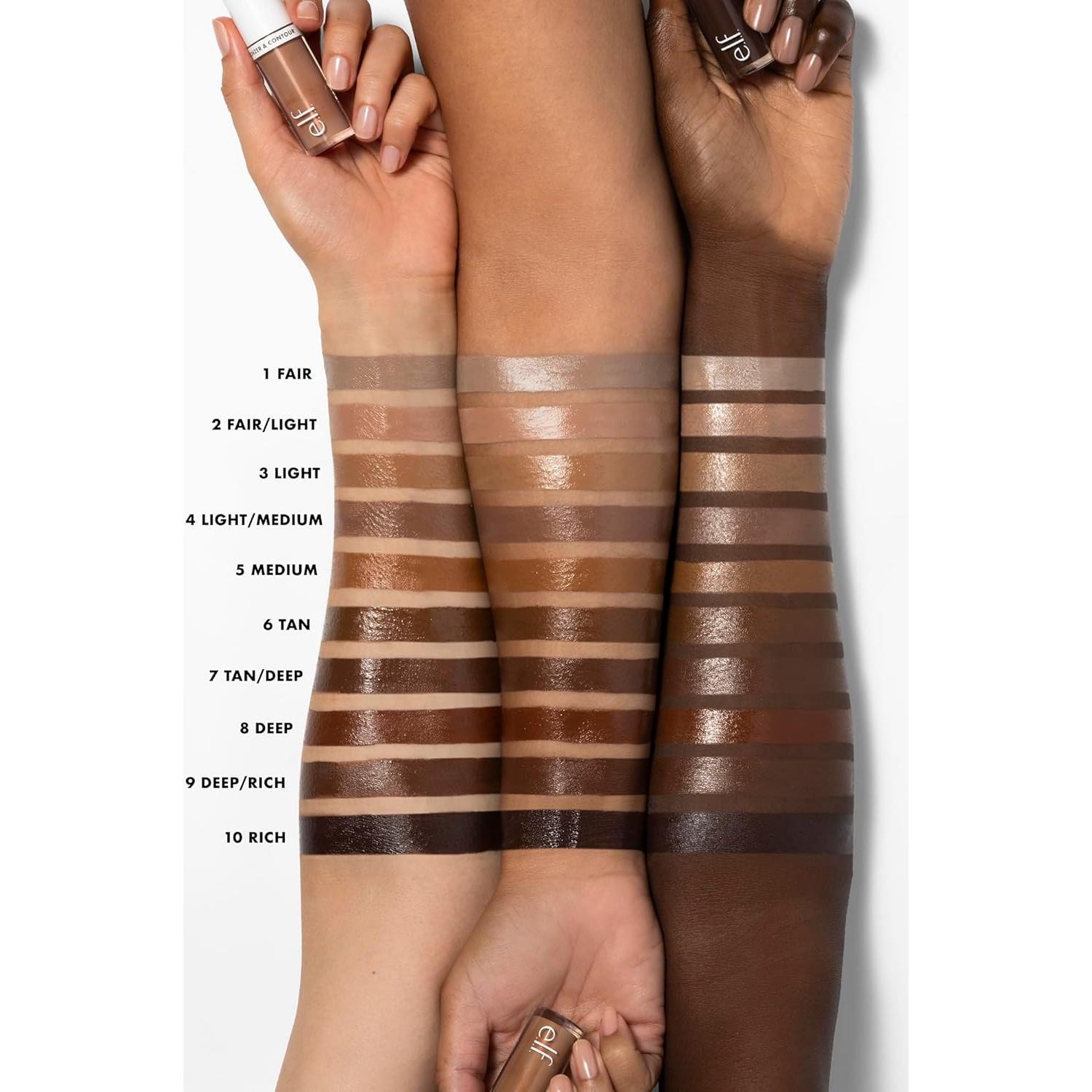 Bronceador Líquido e.l.f. Camo 3.85 ml Color 1 Justo