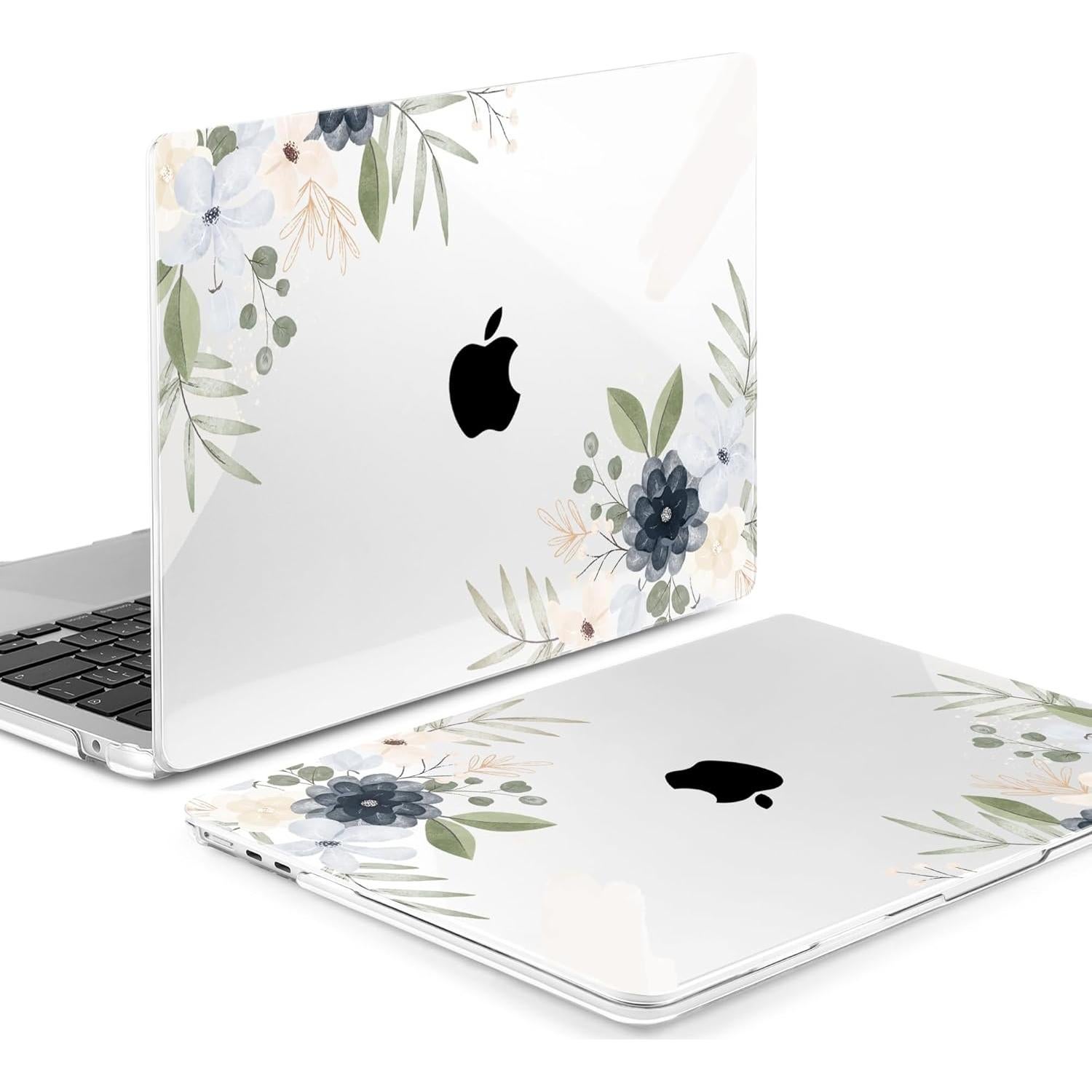 Funda MEEgoodo para MacBook Air 15.3" Floral Vintage