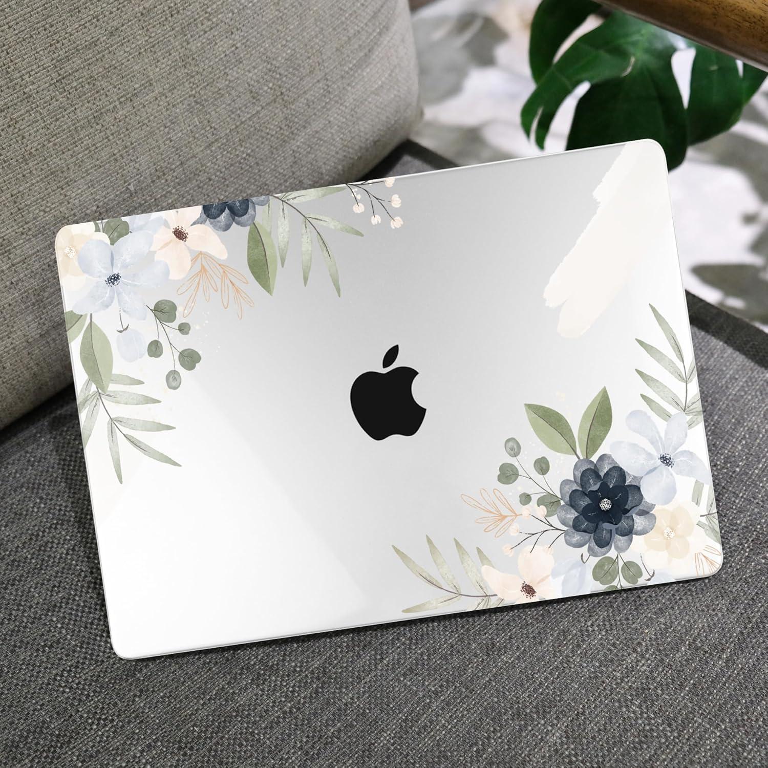 Funda MEEgoodo para MacBook Air 15.3" Floral Vintage