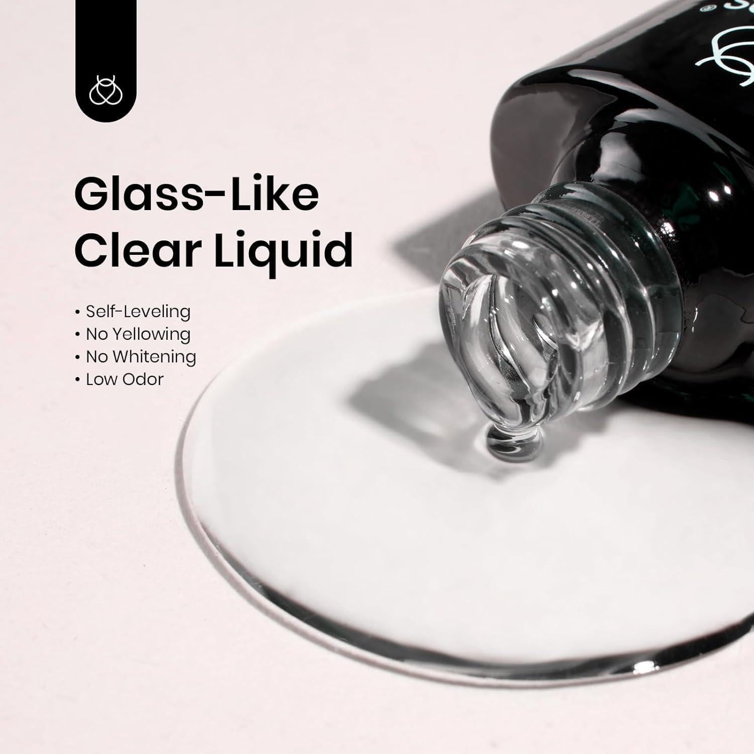 Set de Esmalte en Gel Beetles - 4 Piezas Blanco y Negro