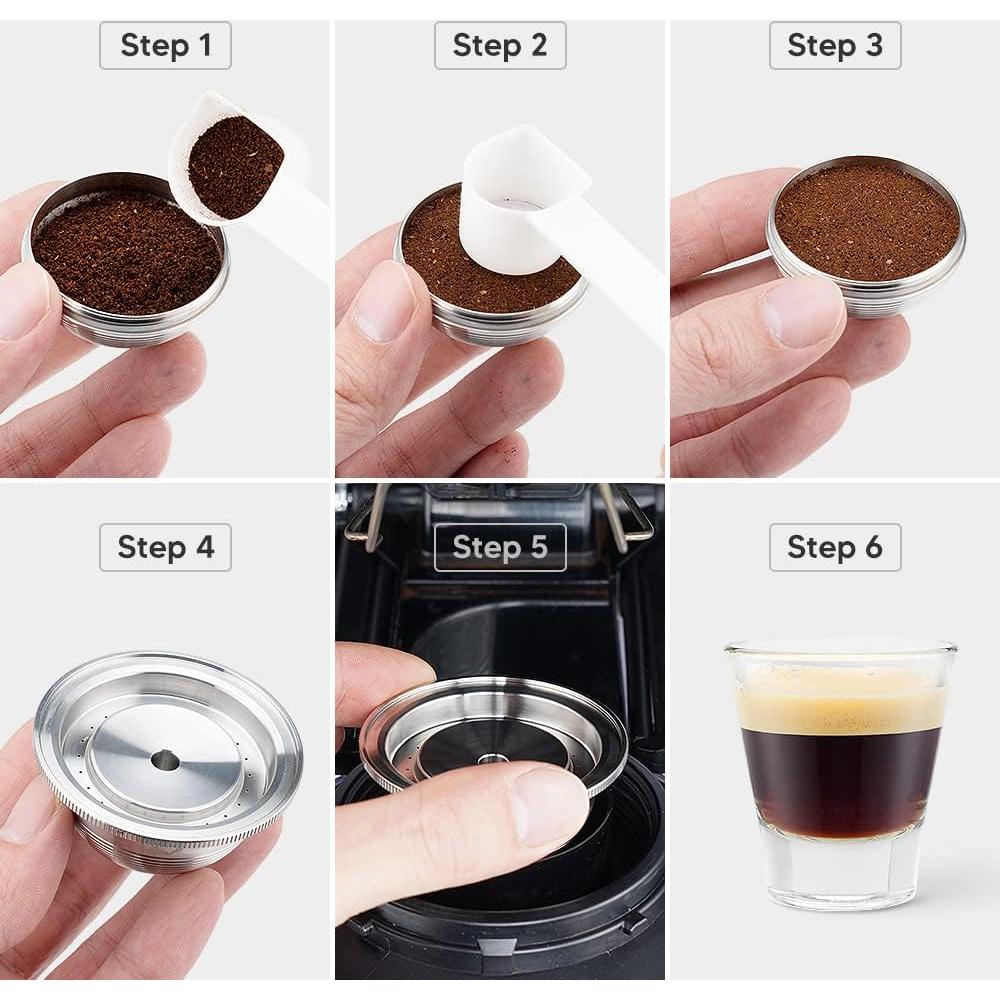 Cápsula de café reutilizable i Cafilas para Nespresso Vertuo