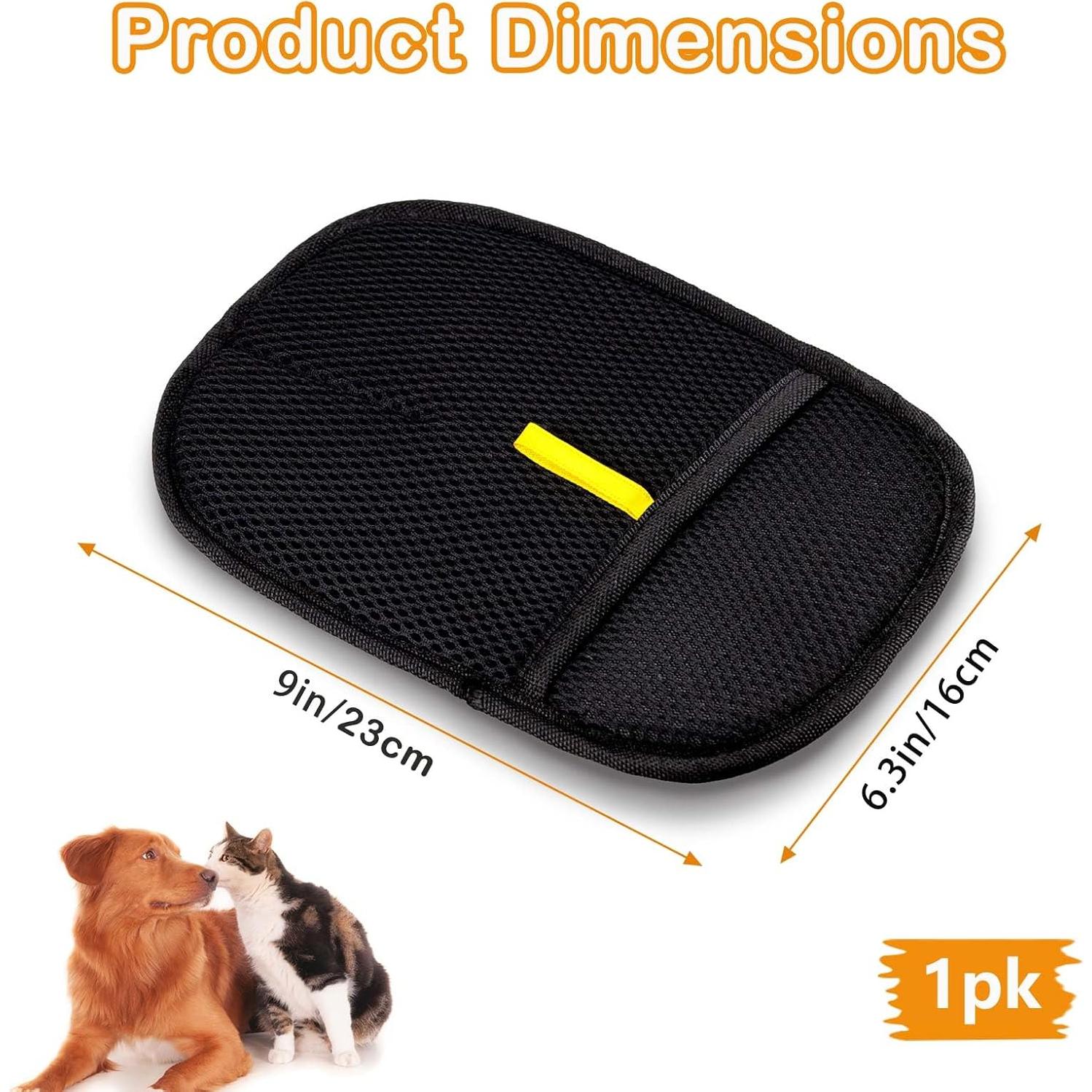 Guante Electroestático para Eliminar Pelo de Mascotas POUPUA - Negro