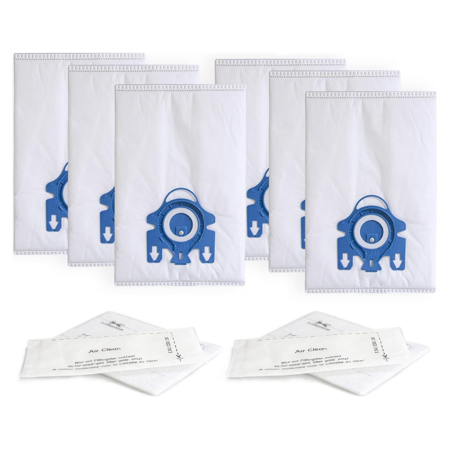 Bolsas de Aspiradora GN Miele - 6 Paquete + 2 Filtros