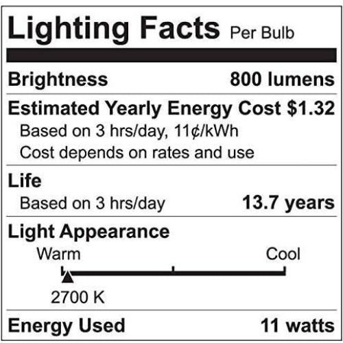 Bombillas LED inteligentes GE CYNC BR30, 2 unidades, blanco ajustable
