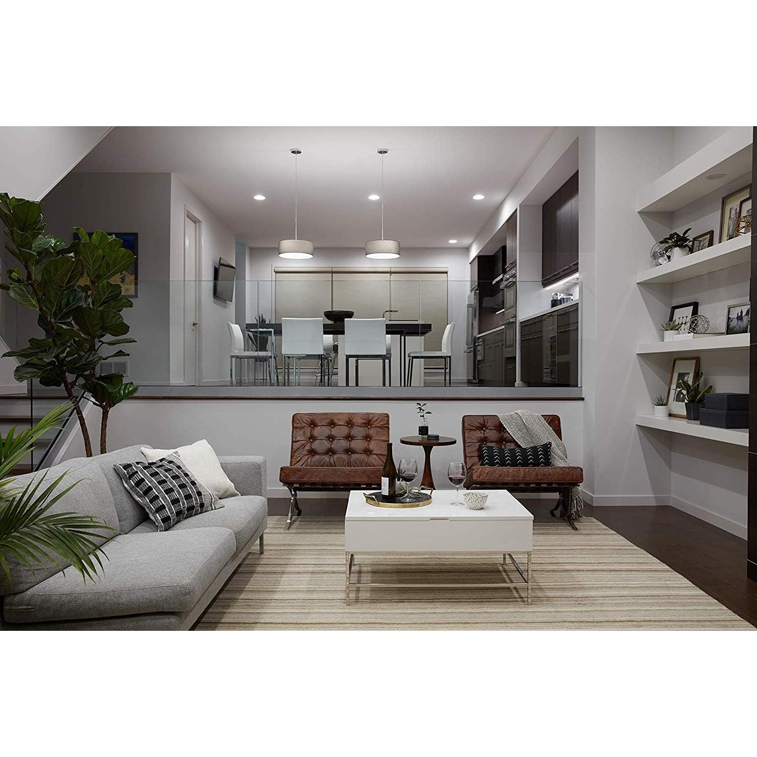 Bombillas LED inteligentes GE CYNC BR30, 2 unidades, blanco ajustable