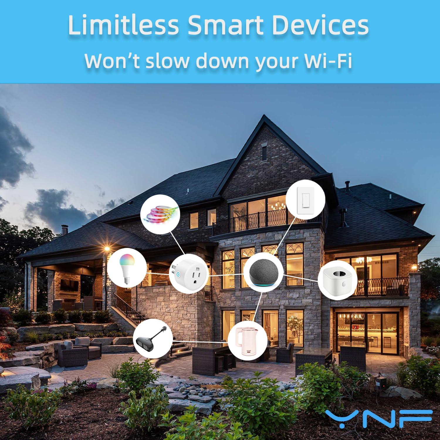 Enchufe Inteligente YNF para Alexa - Control Remoto y Temporizador