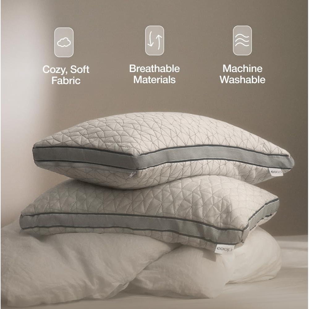 Funda de Almohada King Coop Home Goods Eden 5 cm Transpirable