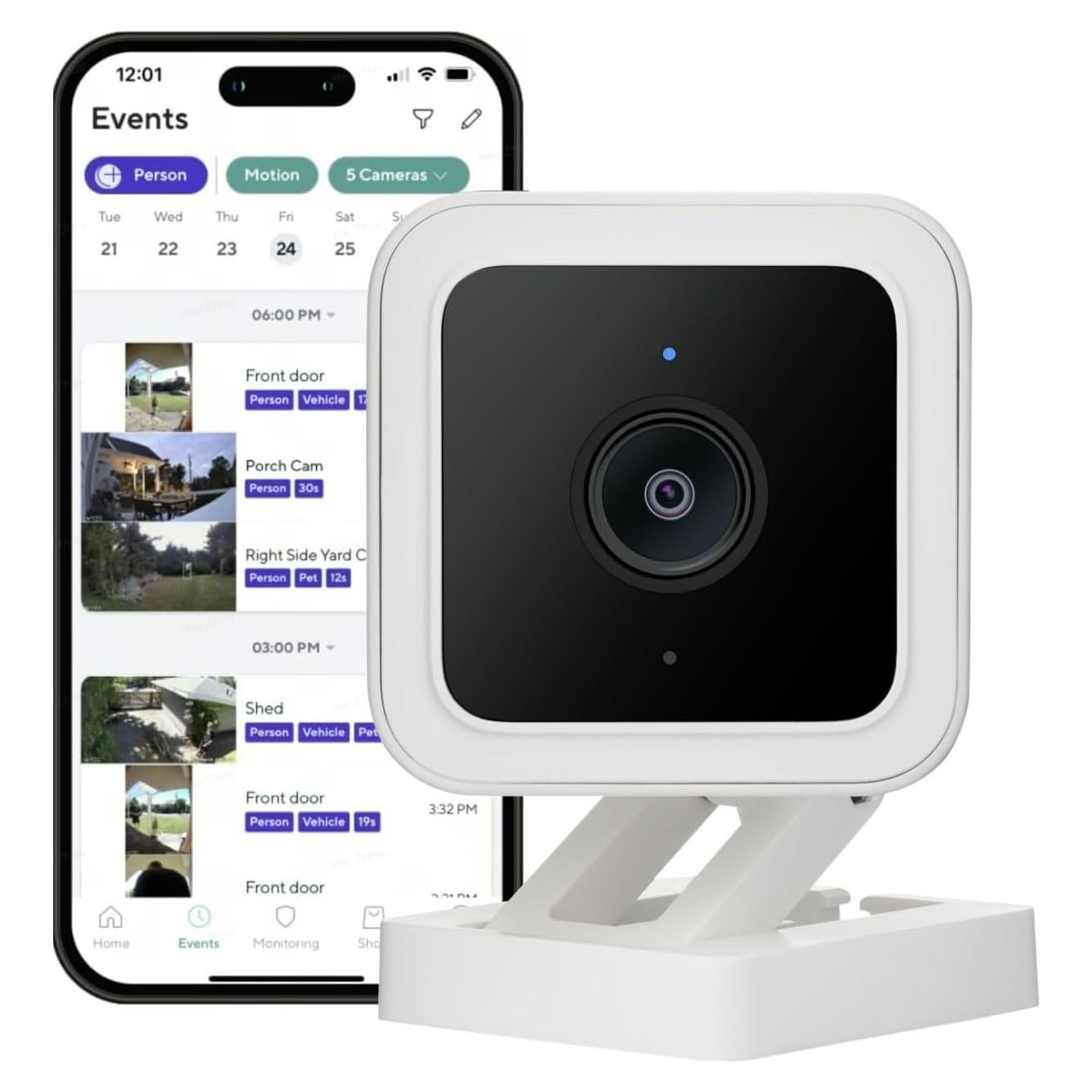 Cámara de Seguridad WyzeCam v3 1080p con Visión Nocturna Color