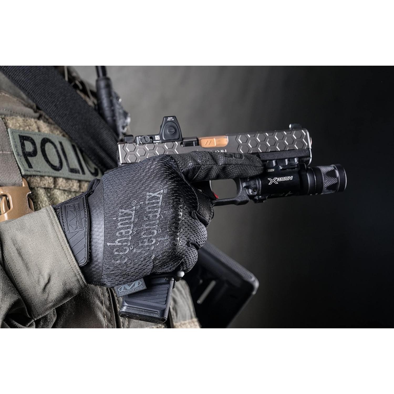 Guantes Mechanix Wear X-Large Negros 0.5mm Tácticos