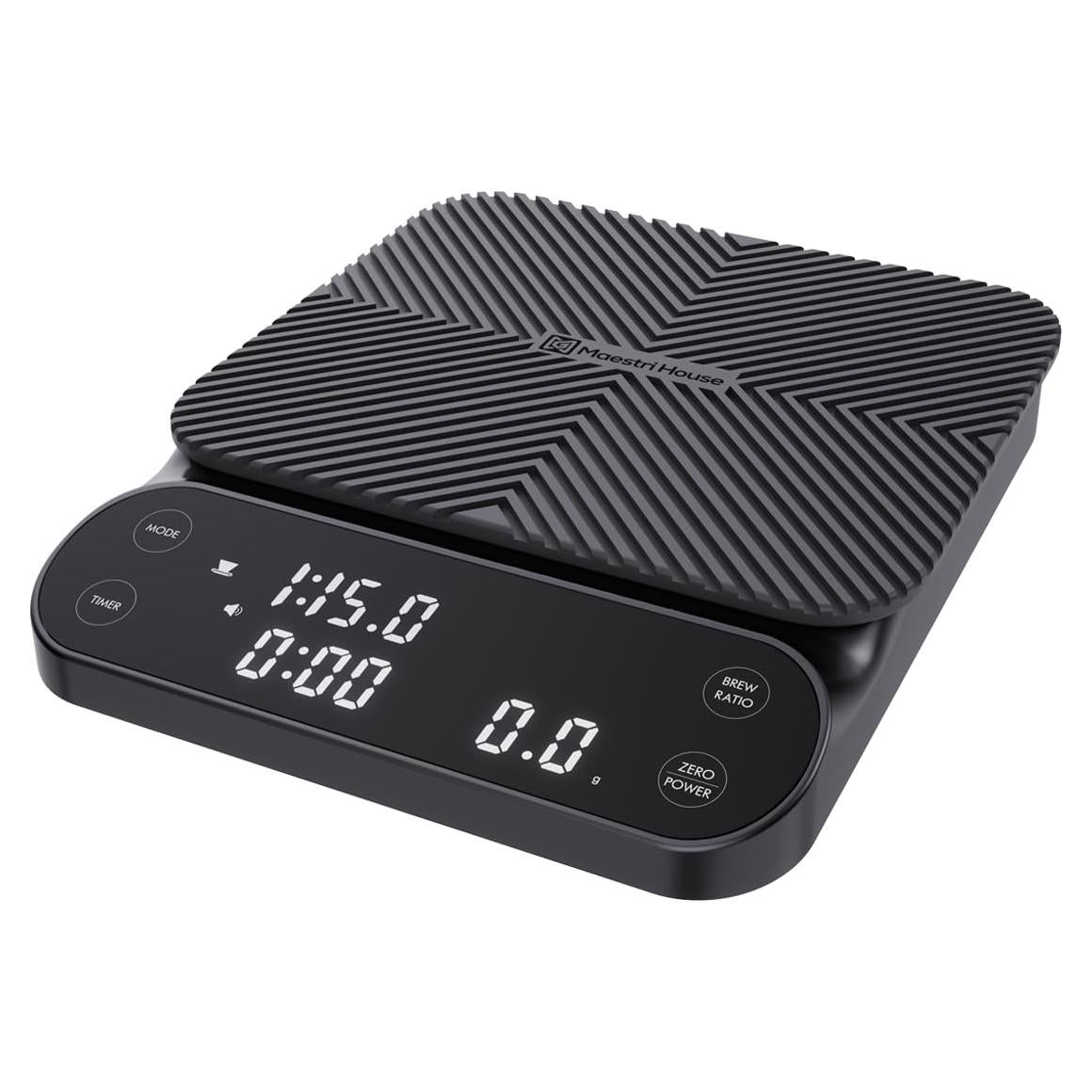 Balanza de Café Digital Maestri House S3 3kg/0.1g Negra