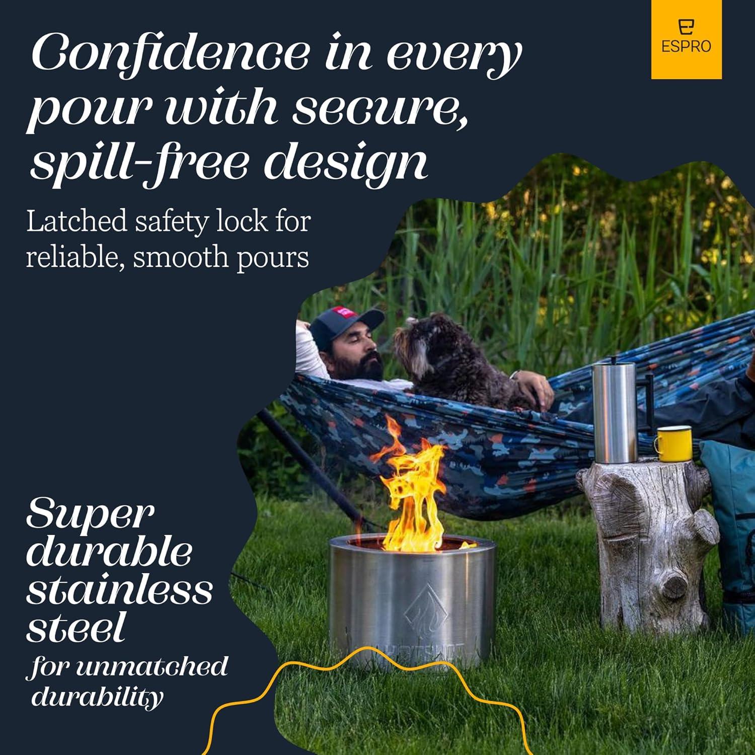 Cafetera Prensa Francesa ESPRO P6 32 oz Acero Inoxidable