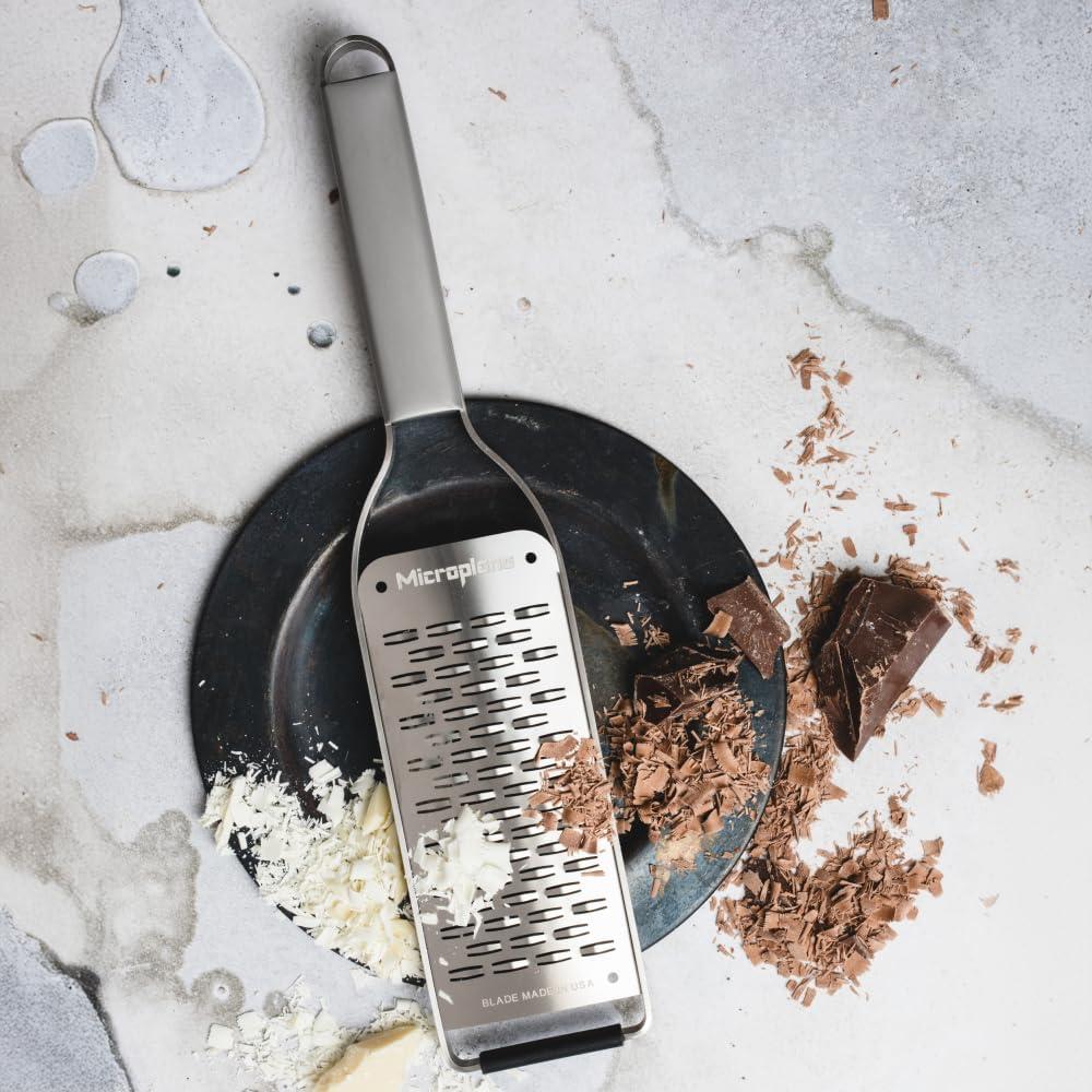 Rallador Microplane Profesional Acero Inoxidable 2 Vías 31.75 cm